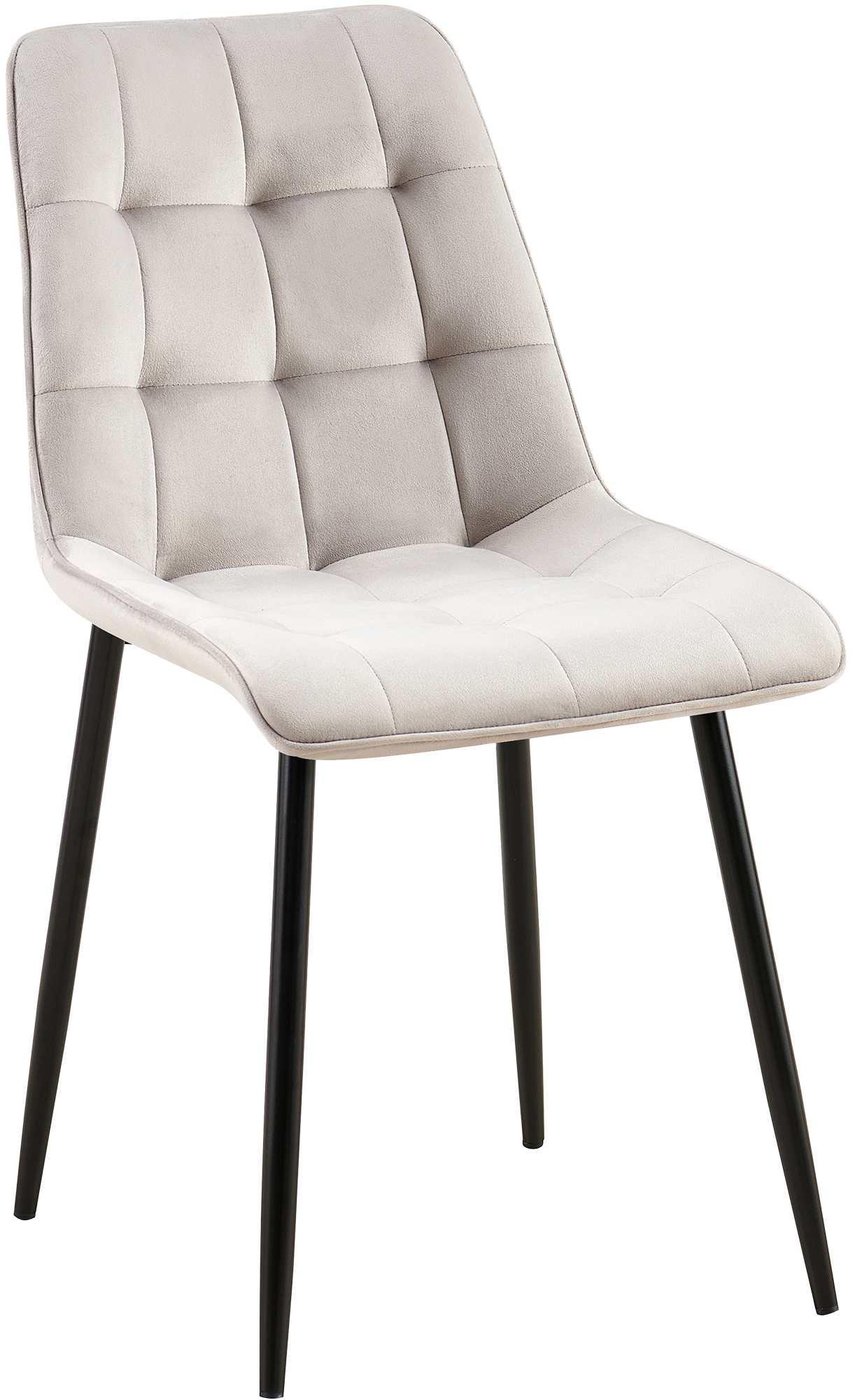 CLP Esszimmerstuhl Gifford I Polsterstuhl mit Samtbezug I K&uuml;chenstuhl mit R&uuml;ckenlehne - Bild 1