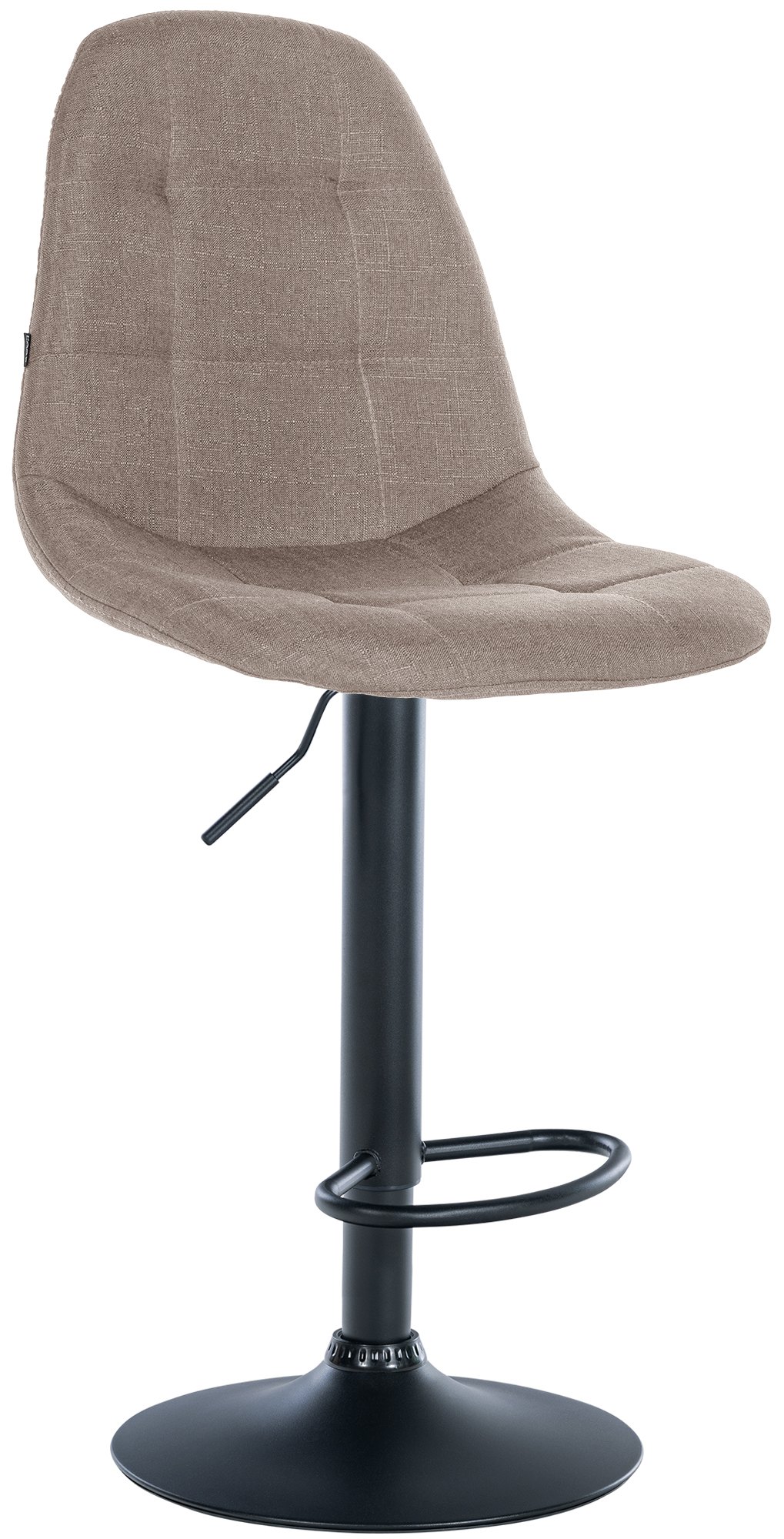 CLP Barhocker Elmore I Mit Stoff-Bezug - Bild 1