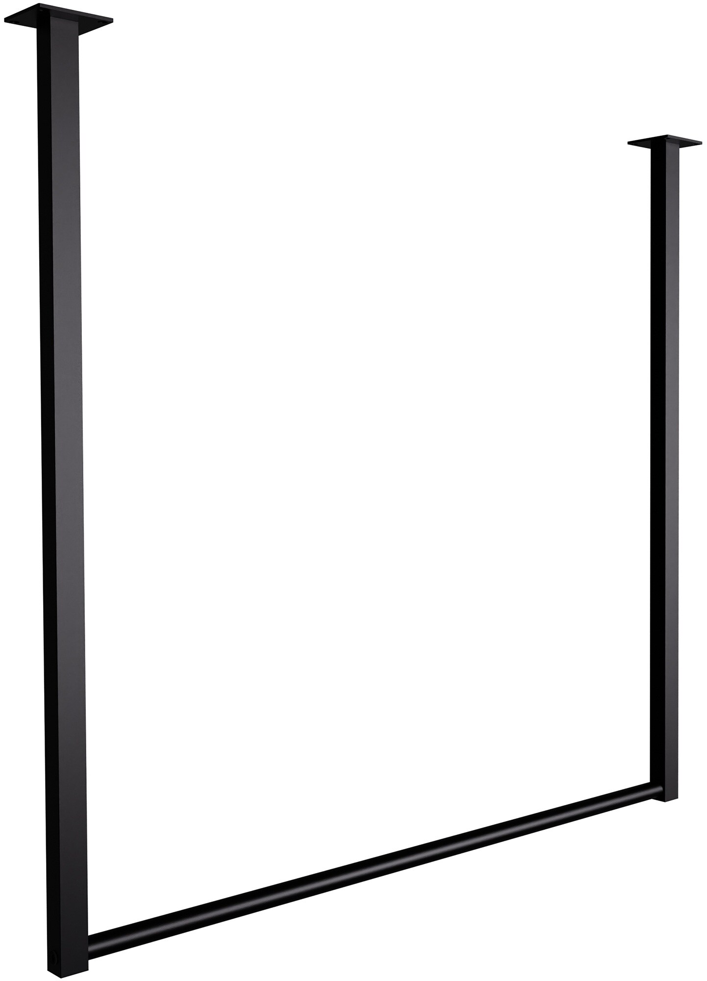 CLP Kleiderstange Fenton I Kleiderst&auml;nder f&uuml;r Deckenmontage I Garderobenstange aus Metall I f&uuml;r Flur, Garderobe und Schlafzimmer - Bild 1