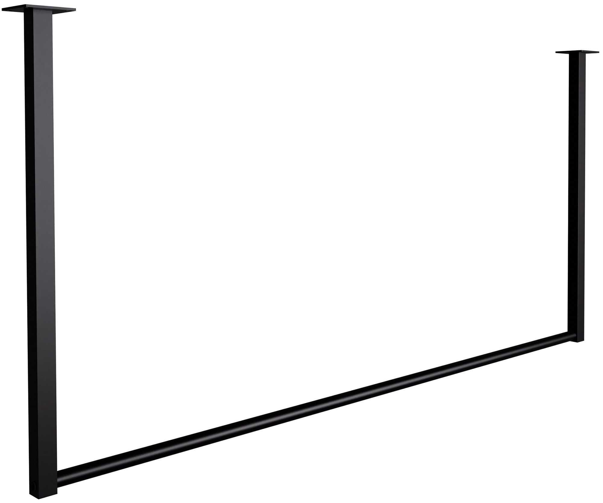 CLP Kleiderstange Fenton I Kleiderst&auml;nder f&uuml;r Deckenmontage I Garderobenstange aus Metall I f&uuml;r Flur, Garderobe und Schlafzimmer - Bild 1