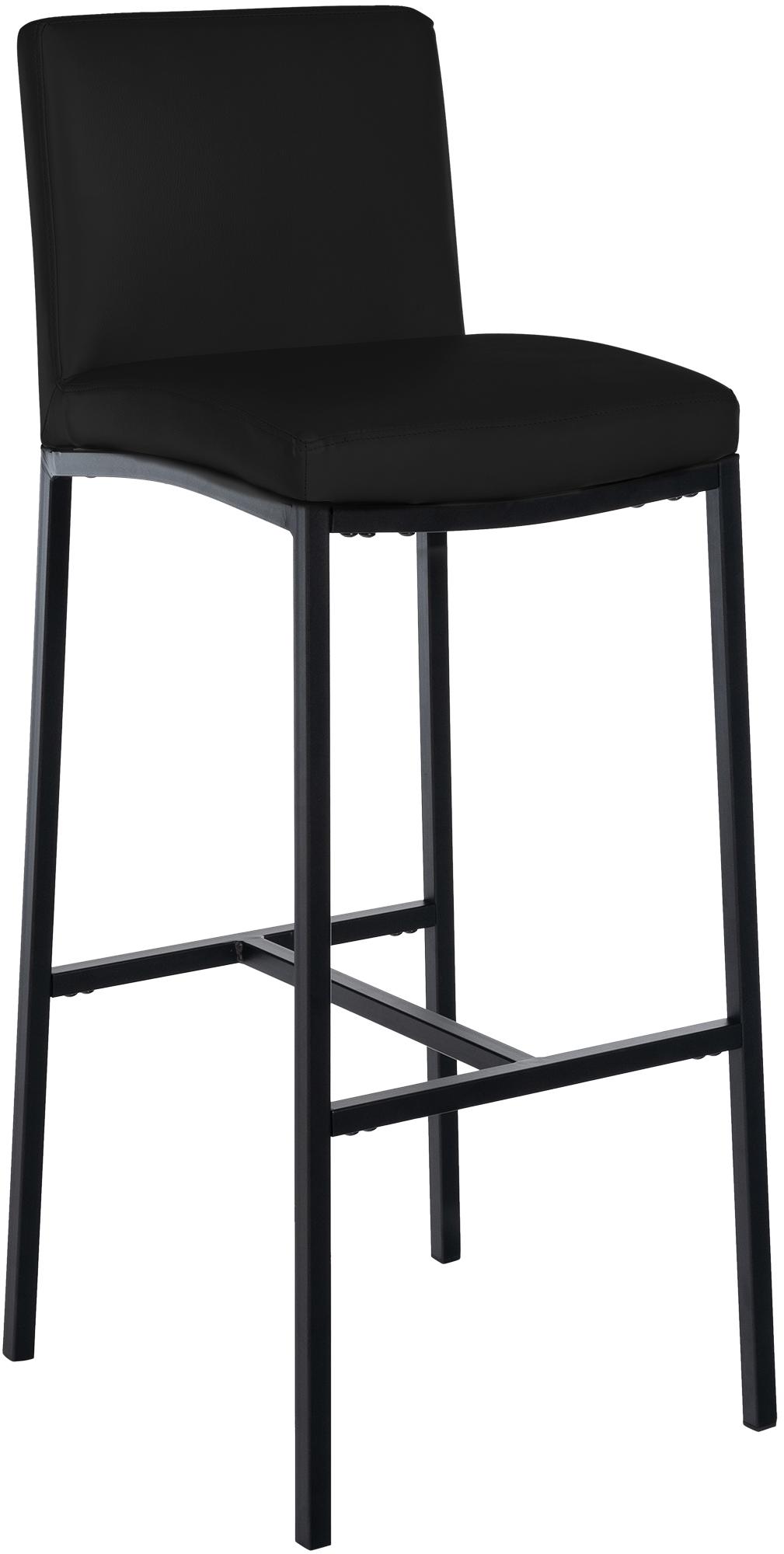 CLP Barhocker modern Freeport, mit Fu&szlig;ablage, R&uuml;ckenlehne gepolstert, Gestell schwarz, Sitzh&ouml;he 76 cm, Bodenschoner - Bild 1