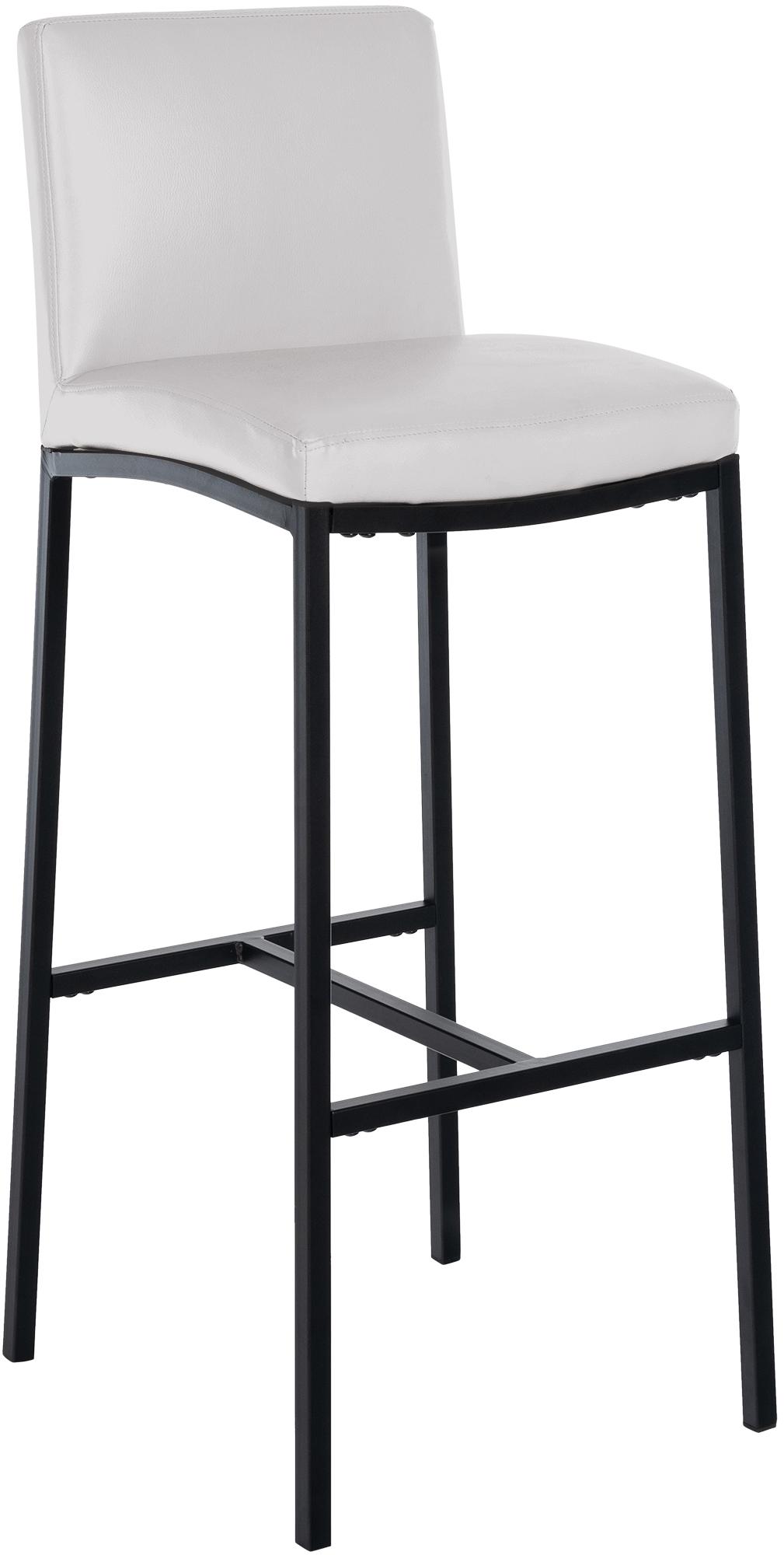 CLP Barhocker modern Freeport, mit Fu&szlig;ablage, R&uuml;ckenlehne gepolstert, Gestell schwarz, Sitzh&ouml;he 76 cm, Bodenschoner - Bild 1