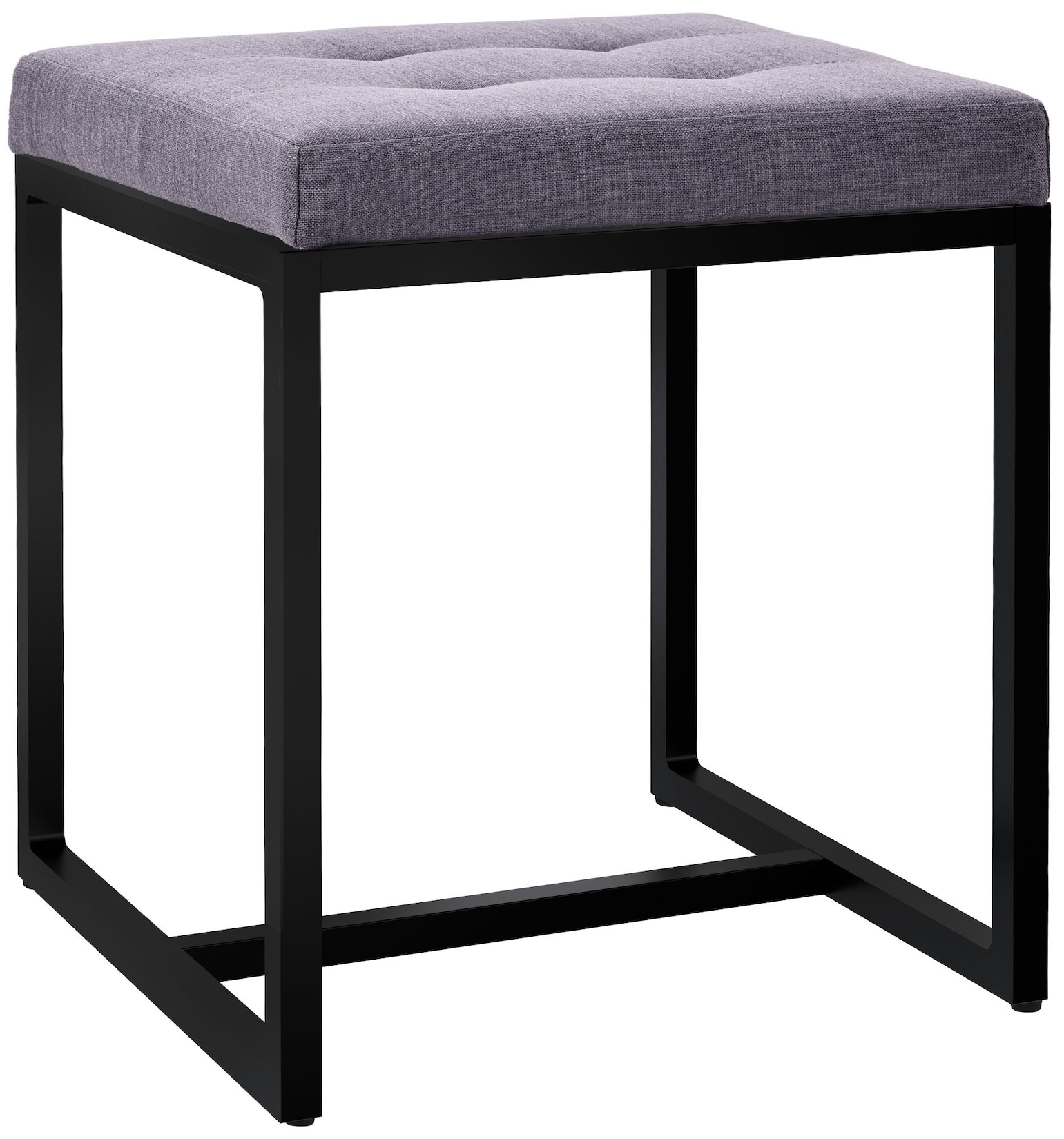 CLP Sitzhocker Barci B Stoff Farbe: dunkelgrau, Material: Stoff