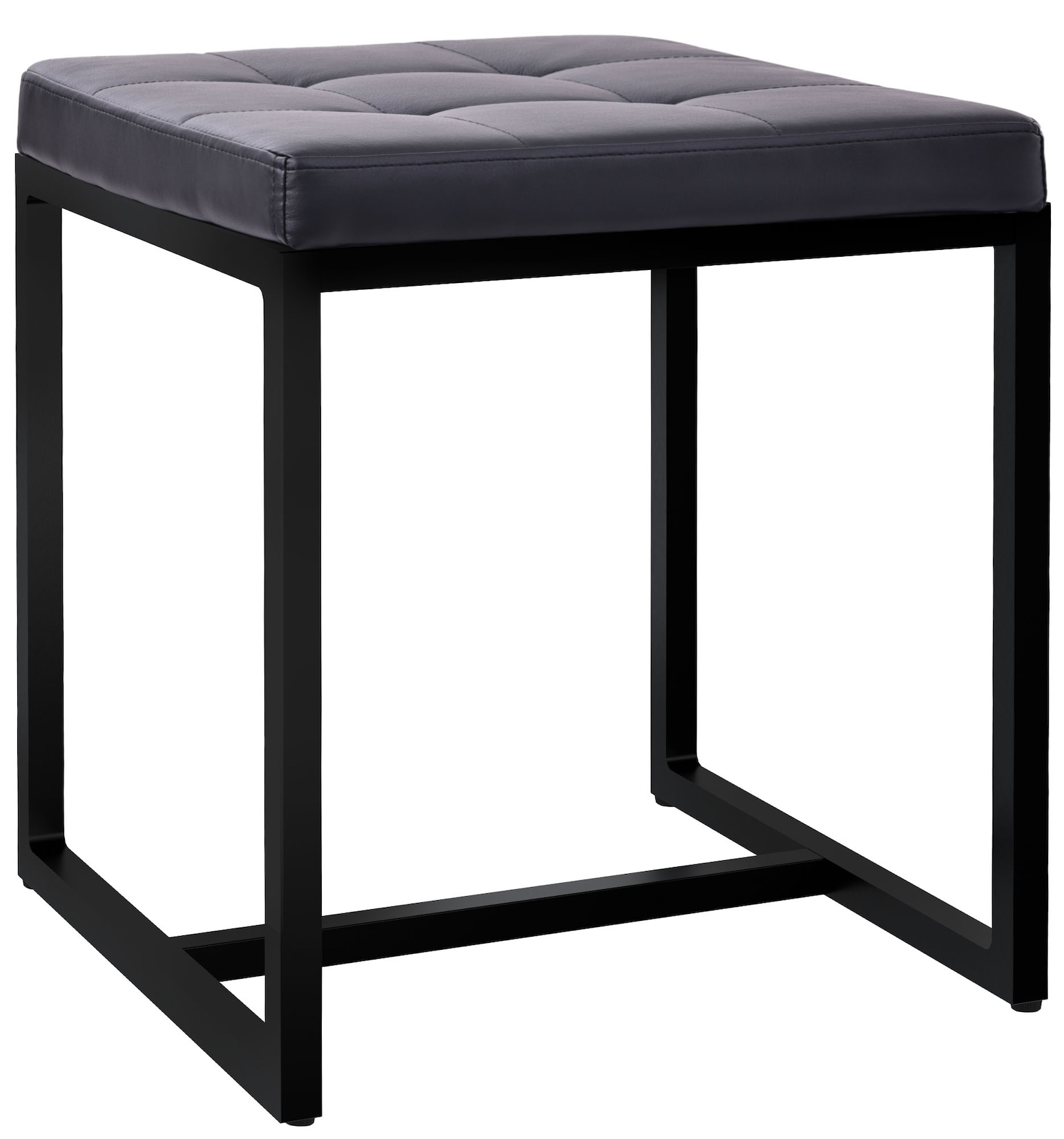 CLP Sitzhocker Barci B Kunstleder Farbe: schwarz, Material: Kunstleder