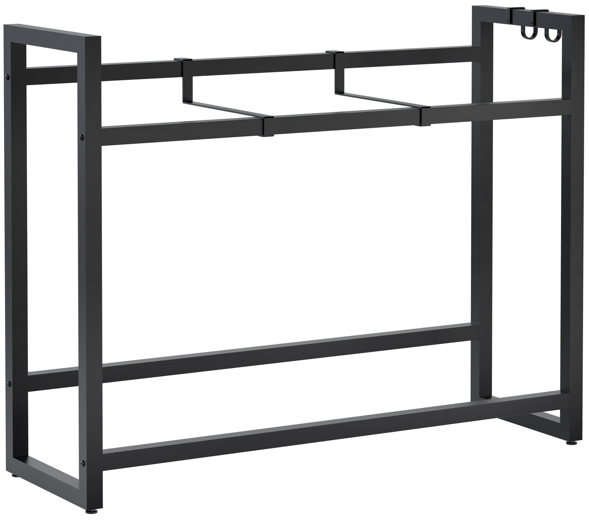 CLP 6er Getr&auml;nkekistenst&auml;nder Powell I Freistehendes Getr&auml;nkekistenregal f&uuml;r 6 Getr&auml;nkekisten I Halterung f&uuml;r Sixpacks und Weinkisten - Bild 1