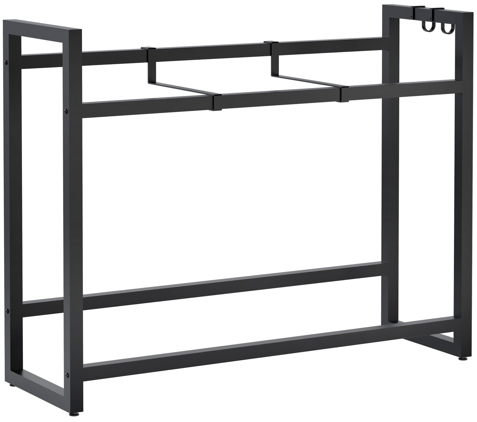 CLP 6er Getränkekistenständer Powell I Freistehendes Getränkekistenregal für 6 Getränkekisten I Halterung für Sixpacks und Weinkisten | 04255716344054