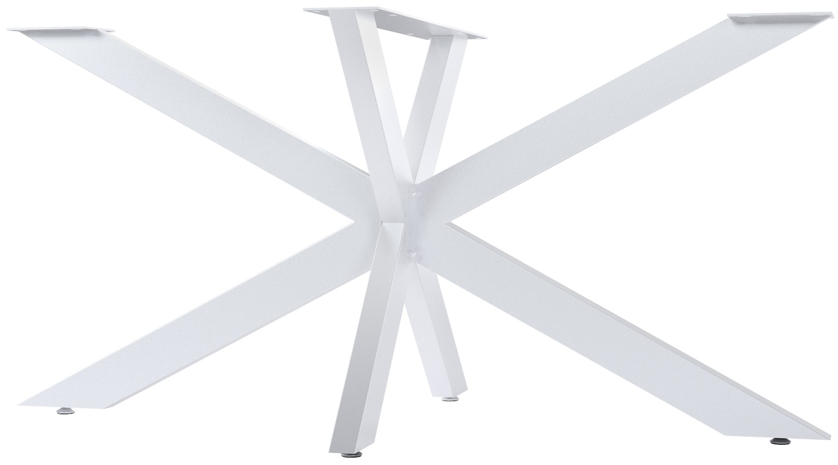 CLP Tischbeine Hardwick I Tischkufen für DIY-Tische mit Höhe 71 cm I Sternförmiges Tischgestell aus pulverbeschichtetem Stahl