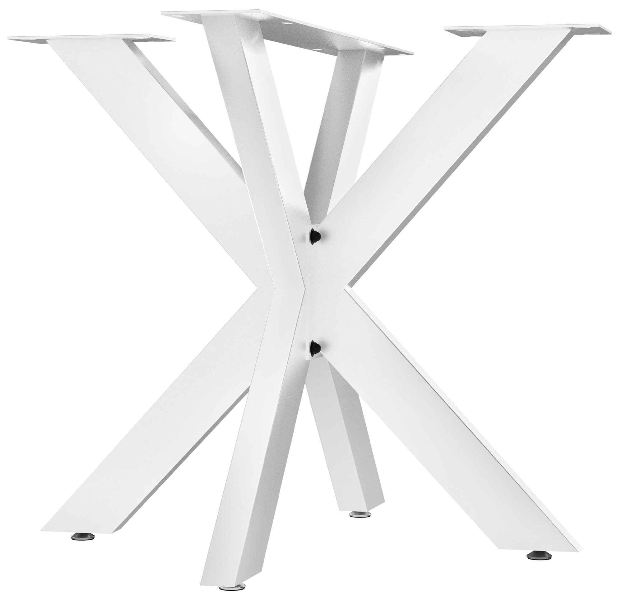 CLP Tischbeine Biloxi I Tischkufen f&uuml;r DIY-Tische I H&ouml;he 71 cm I Sternf&ouml;rmiges Tischgestell aus pulverbeschichtetem Stahl - Bild 1