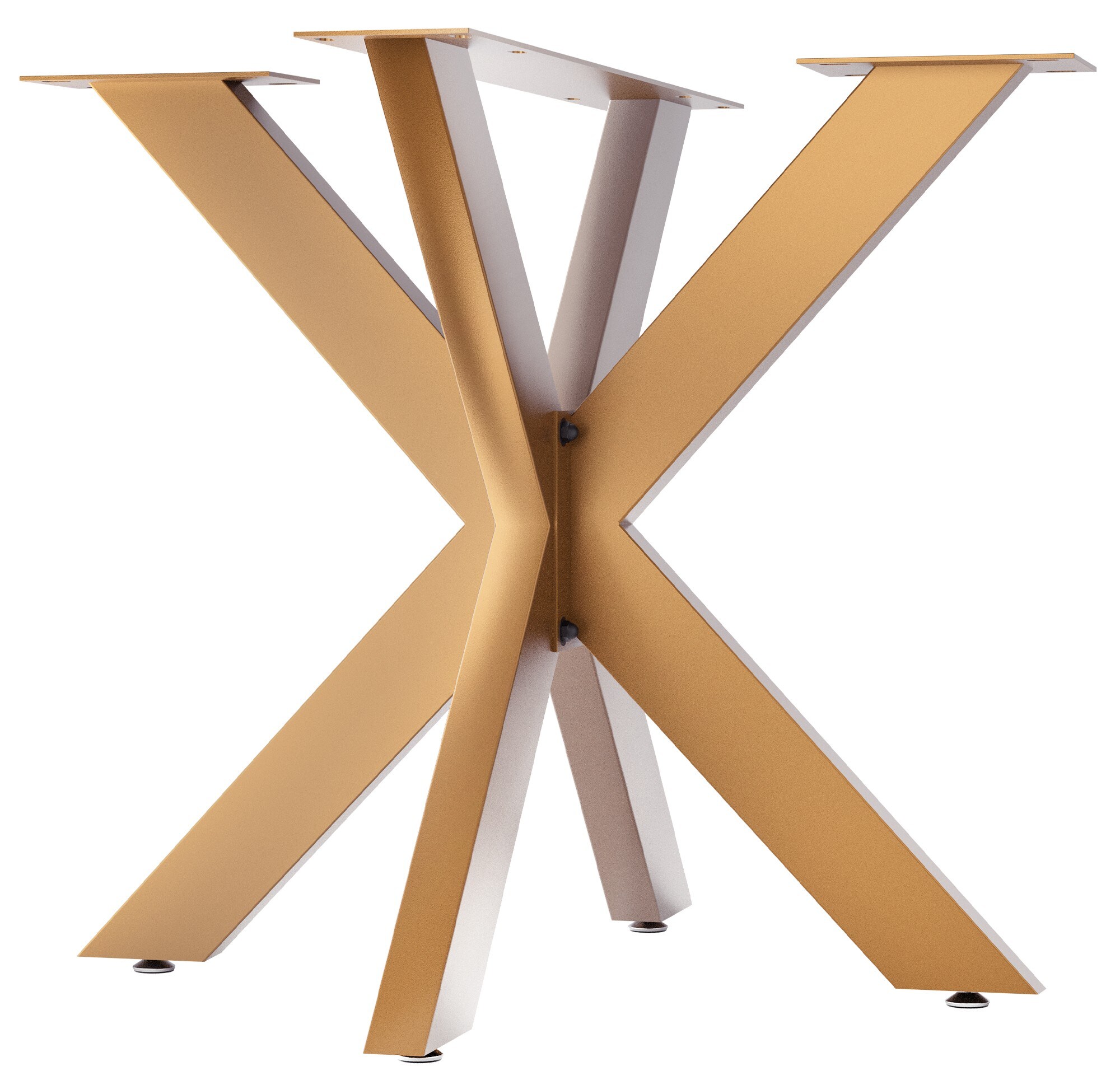 CLP Tischbeine Biloxi I Tischkufen f&uuml;r DIY-Tische I H&ouml;he 71 cm I Sternf&ouml;rmiges Tischgestell aus pulverbeschichtetem Stahl - Bild 1