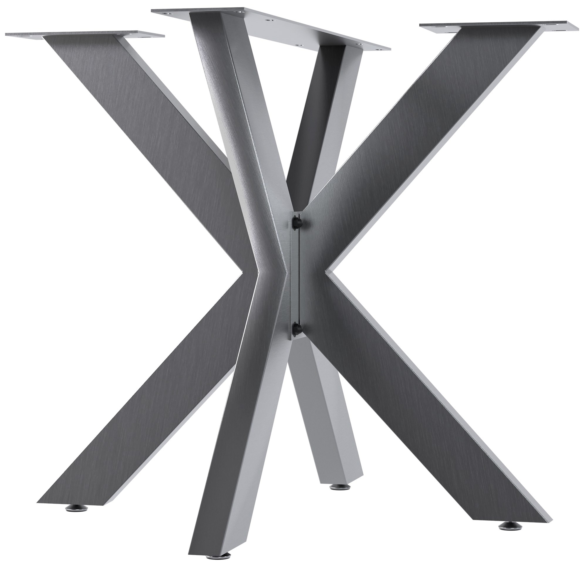 CLP Tischbeine Biloxi I Tischkufen f&uuml;r DIY-Tische I H&ouml;he 71 cm I Sternf&ouml;rmiges Tischgestell aus pulverbeschichtetem Stahl - Bild 1