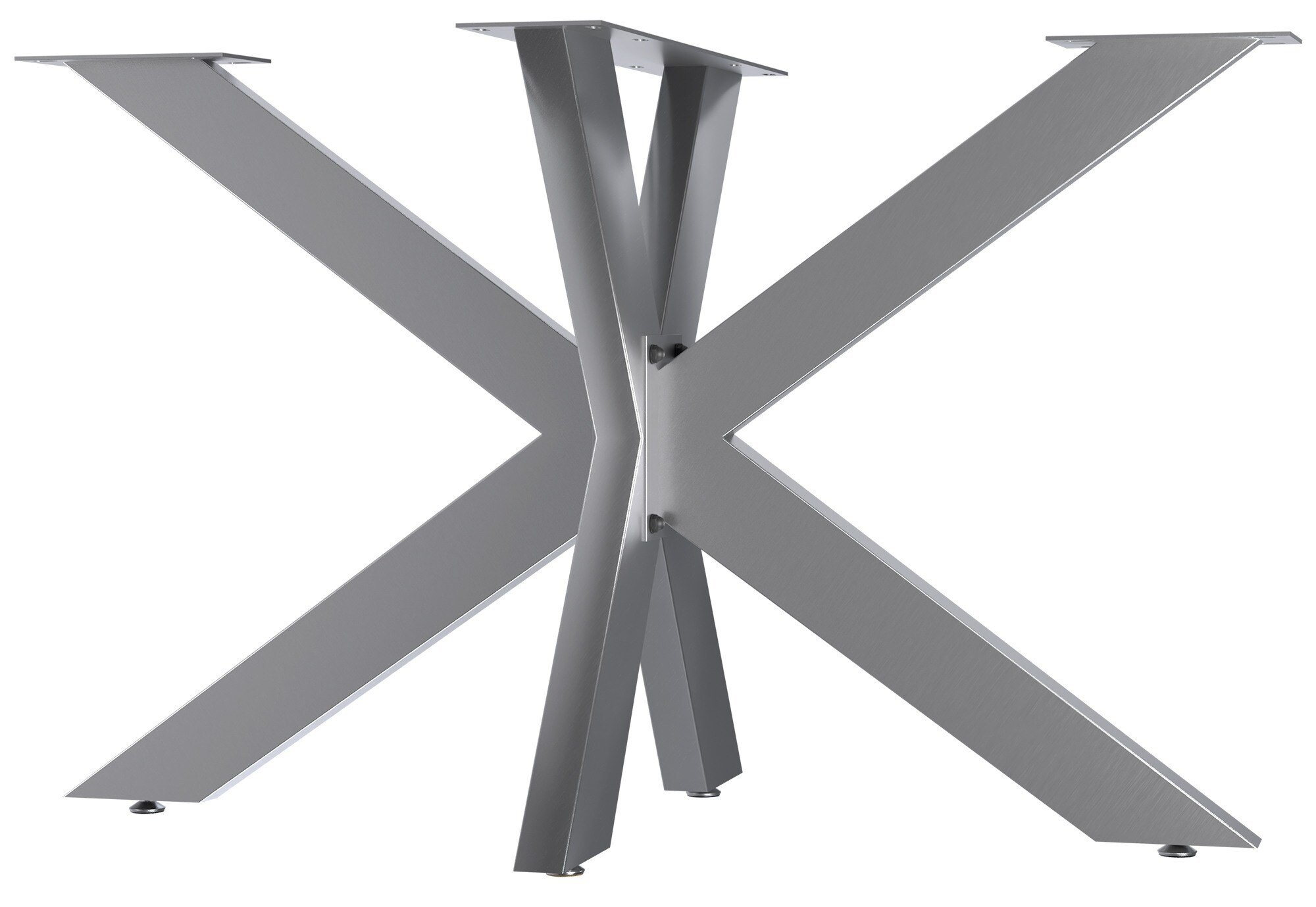 CLP Tischbeine Biloxi I Tischkufen f&uuml;r DIY-Tische I H&ouml;he 71 cm I Sternf&ouml;rmiges Tischgestell aus pulverbeschichtetem Stahl - Bild 1
