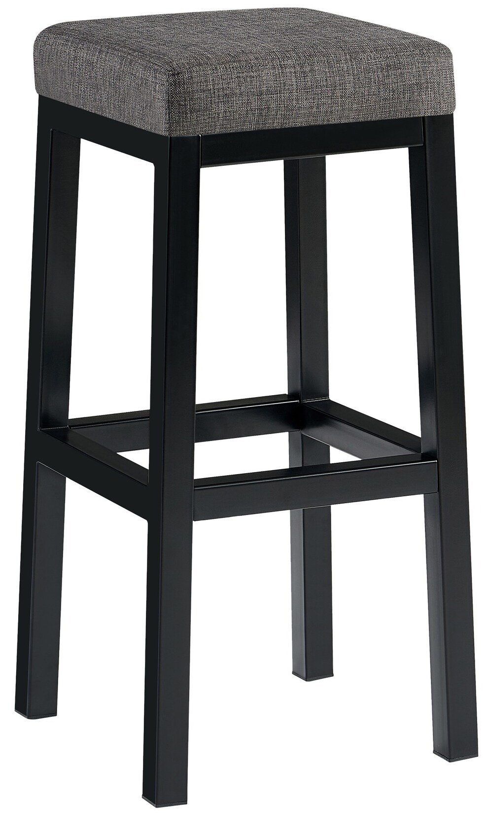 CLP Barhocker Taylor I Sitzhöhe 83 cm I Gepolsterter Barstuhl mit Kunstlederbezug oder Stoffbezug I Tresenhocker mit schwarzem Metallgestell | 04255716351571