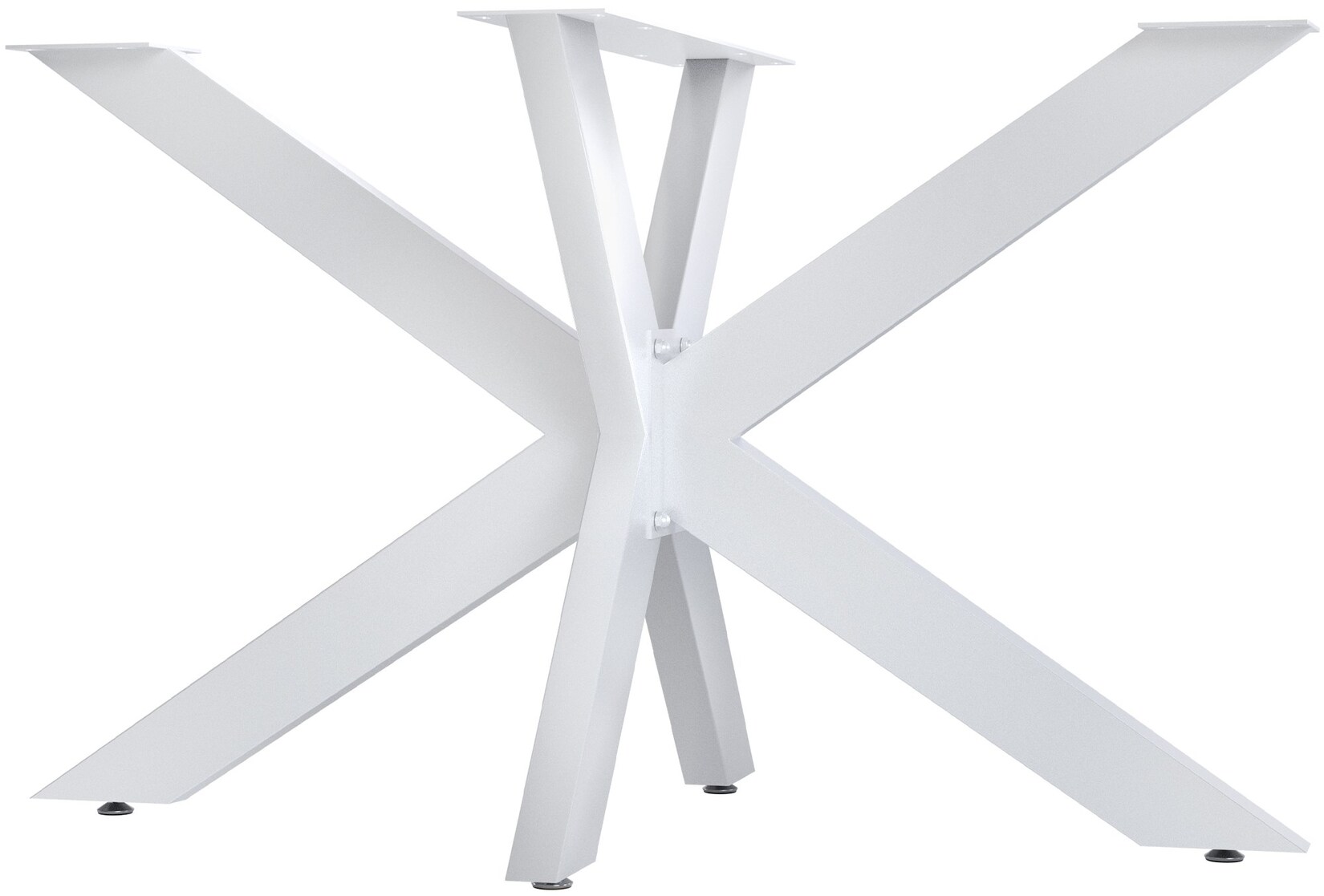 CLP Tischbeine Hardwick I Tischkufen für DIY-Tische mit Höhe 71 cm I Sternförmiges Tischgestell aus pulverbeschichtetem Stahl