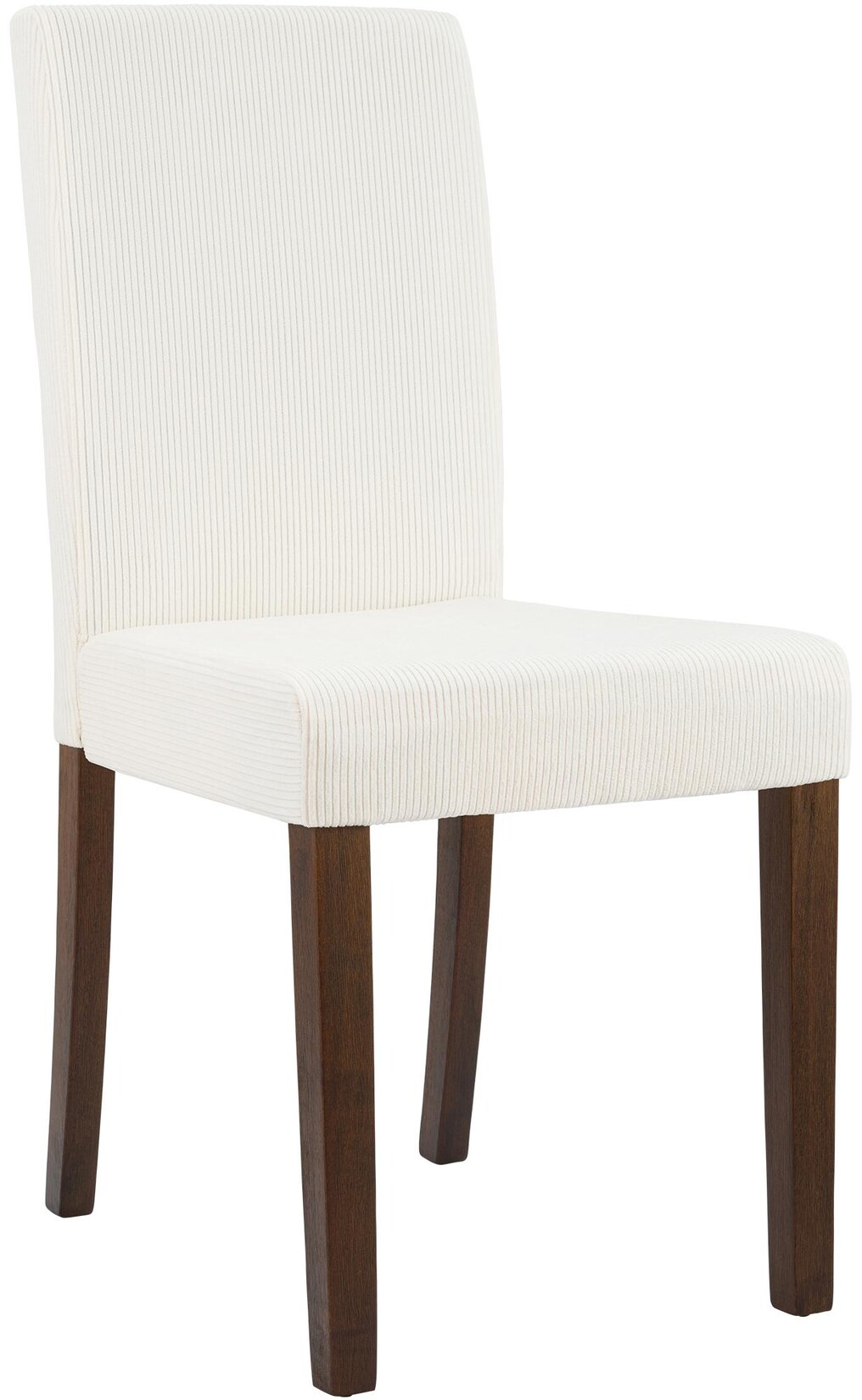 CLP Esszimmerstuhl gepolstert mit Lehne Ina, Küchenstuhl mit Bezug aus Cord, stabiles Gestell aus Holz | 04255716354251