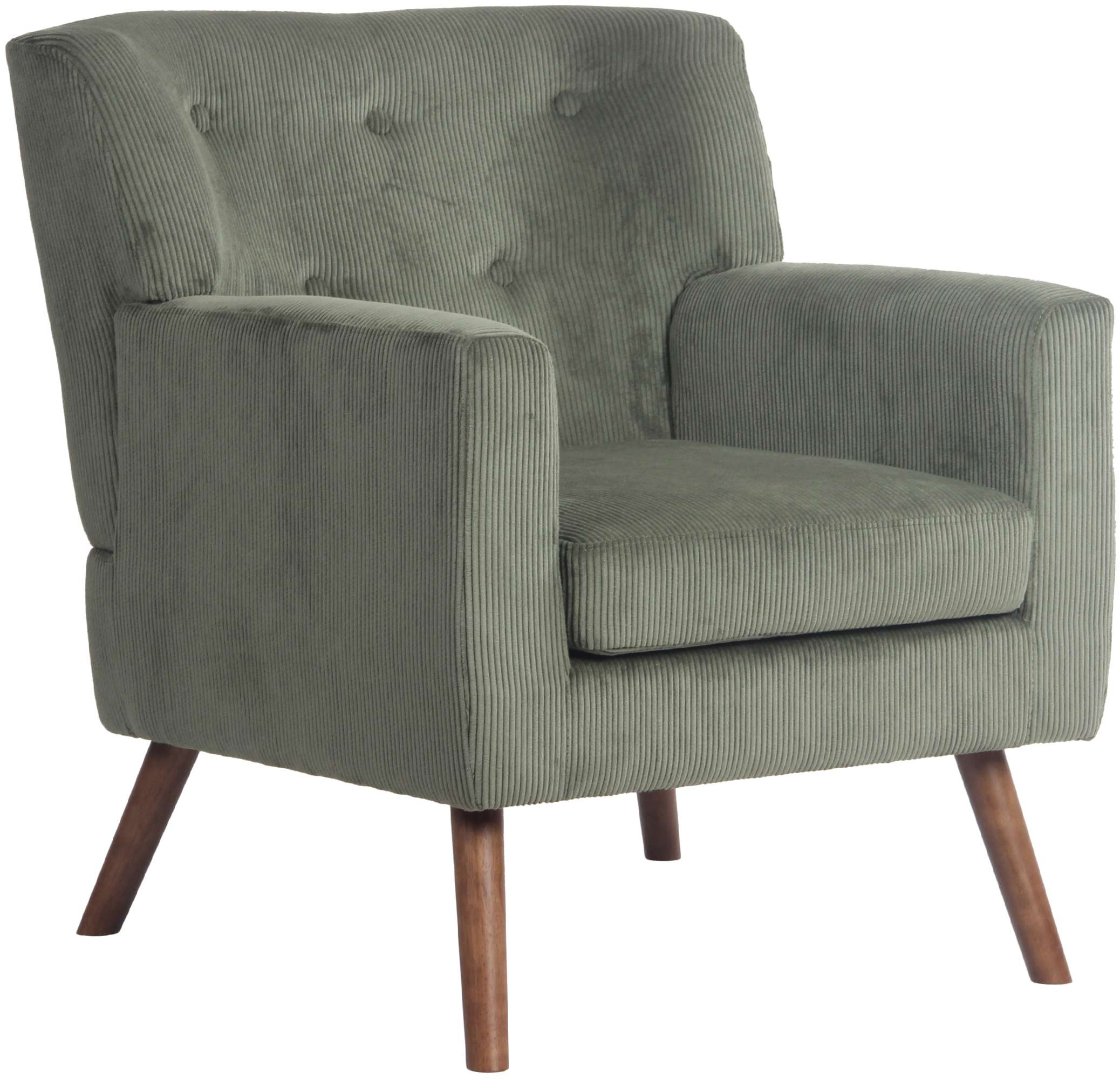 CLP Sessel Kioni mit Cordbezug, Polstersessel mit Armlehnen, Ohrensessel bis 150 kg, Relaxsessel, Fernsehsessel, Wohnzimmer - Bild 1