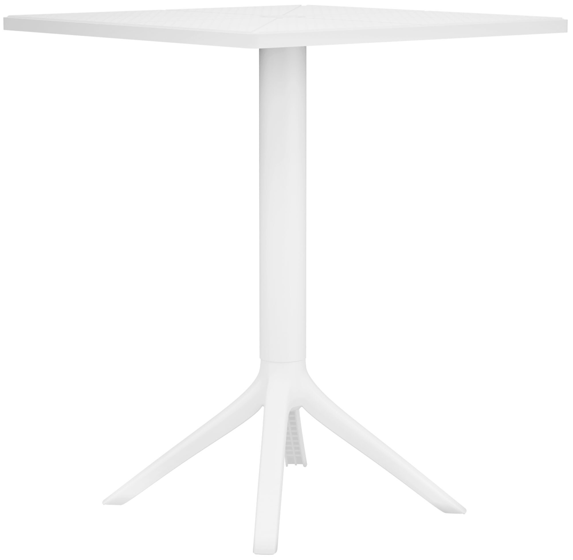 CLP Tisch Nuvela 60 x 60 cm | Wetterfester Gartentisch mit UV-best&auml;ndiger Oberfl&auml;che | Eckiger Balkontisch aus Polypropylen - Bild 1