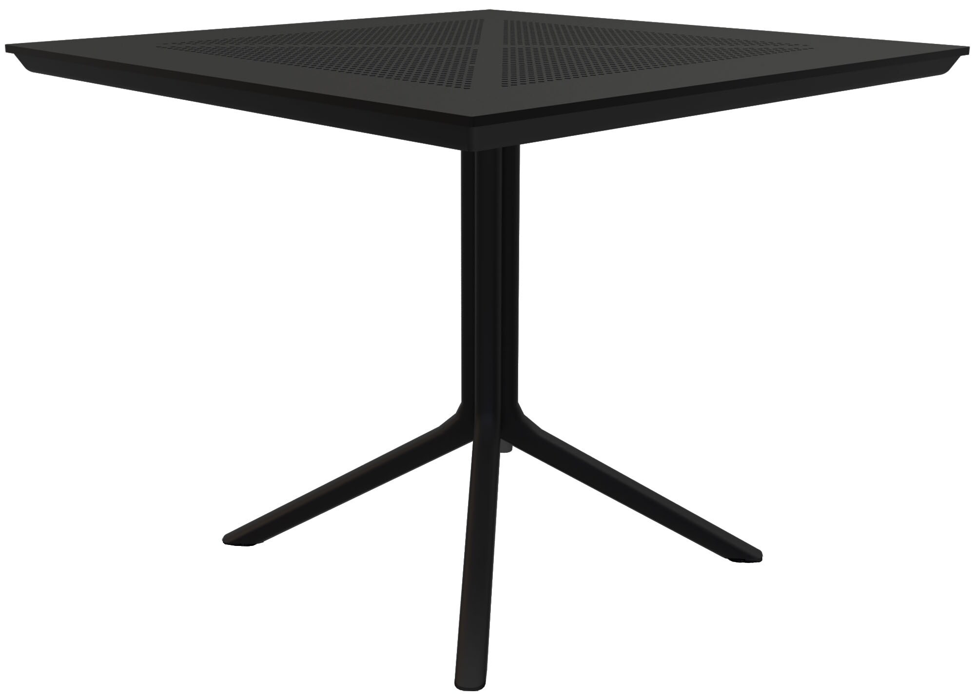 CLP Tisch Lenval 80 x 80 cm | Wetterfester Gartentisch mit UV-best&auml;ndiger Oberfl&auml;che | Eckiger Balkontisch aus Polypropylen - Bild 1