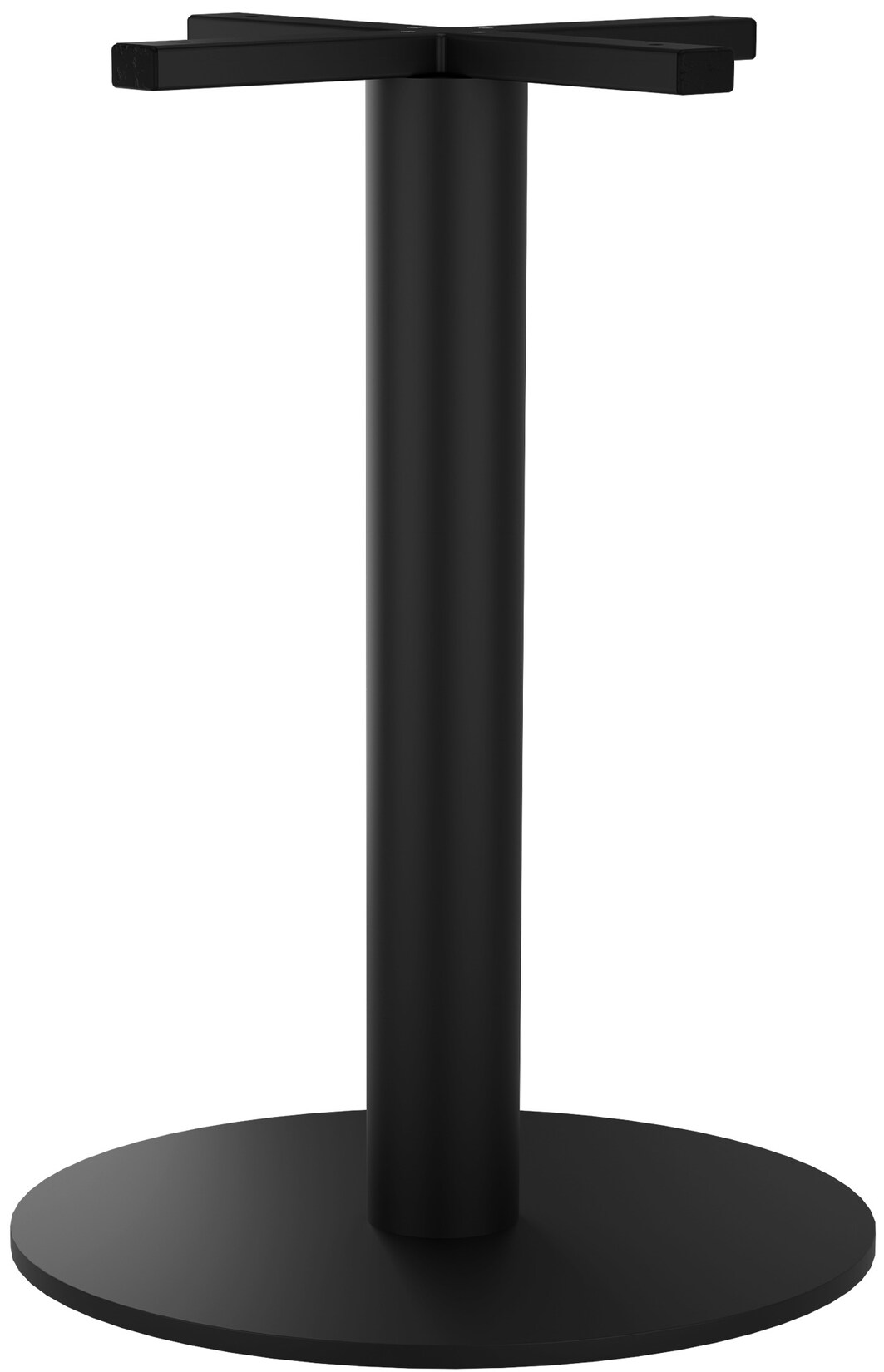 CLP Tischgestell Metall schwarz, Tischbeine Marudi aus Stahl pulverbeschichtet outdoor, robustes Tischuntergestell für drinnen und draußen