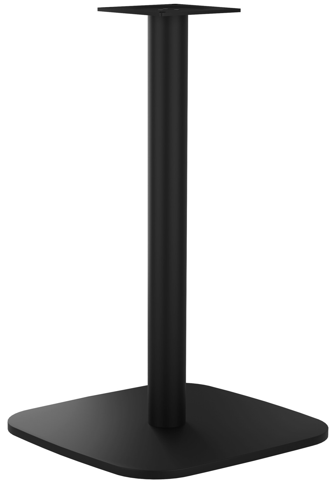 CLP Tischgestell Metall schwarz, Tischbeine Marudi aus Stahl pulverbeschichtet outdoor, robustes Tischuntergestell für drinnen und draußen