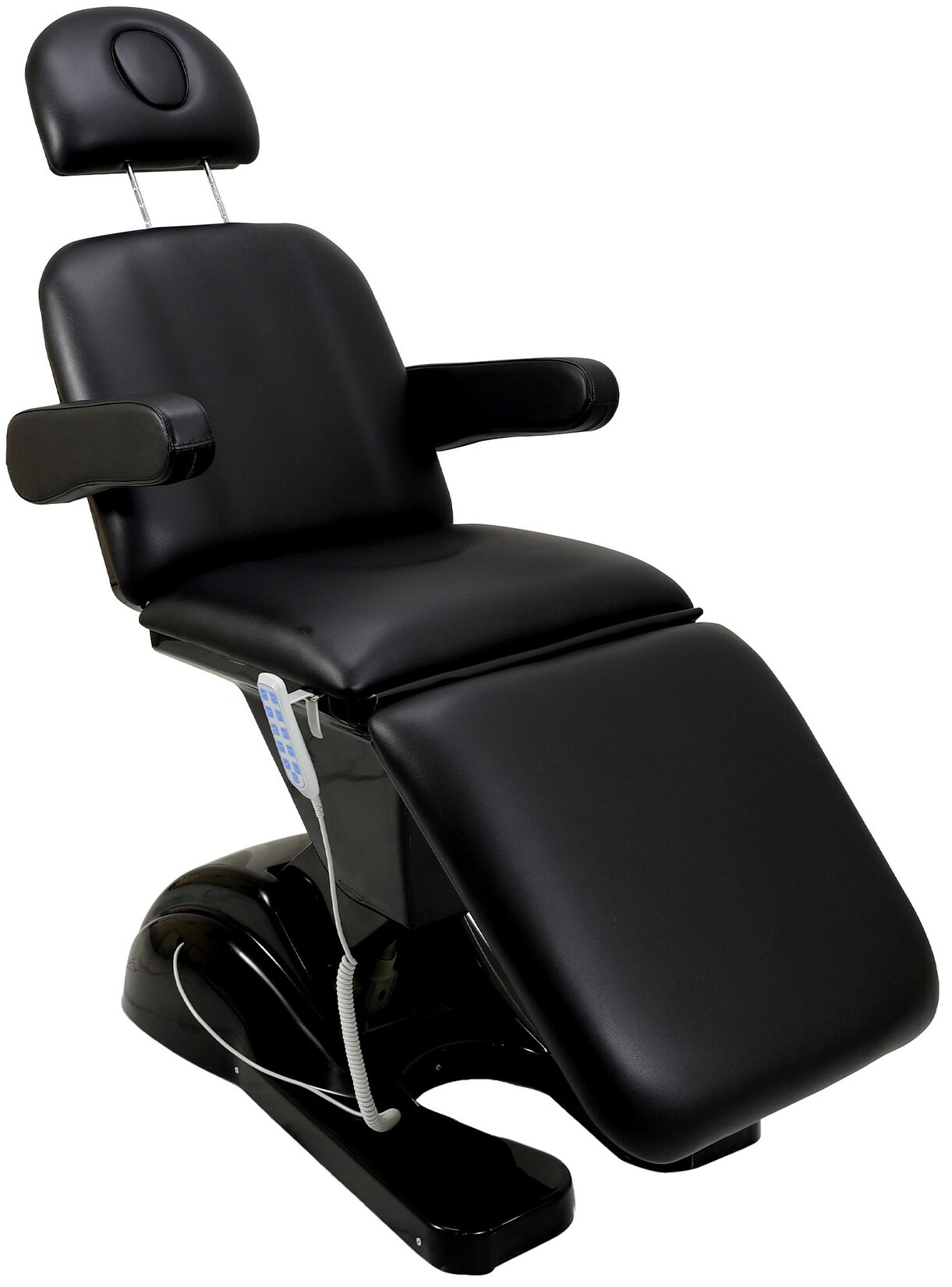 CLP Kosmetikliege elektrisch Penta, höhenverstellbar mit 4 Motoren, Armlehne & Gesichtsöffnung, Massage und Tattoo Liege mit 200 kg Tragkraft | 04255716361433