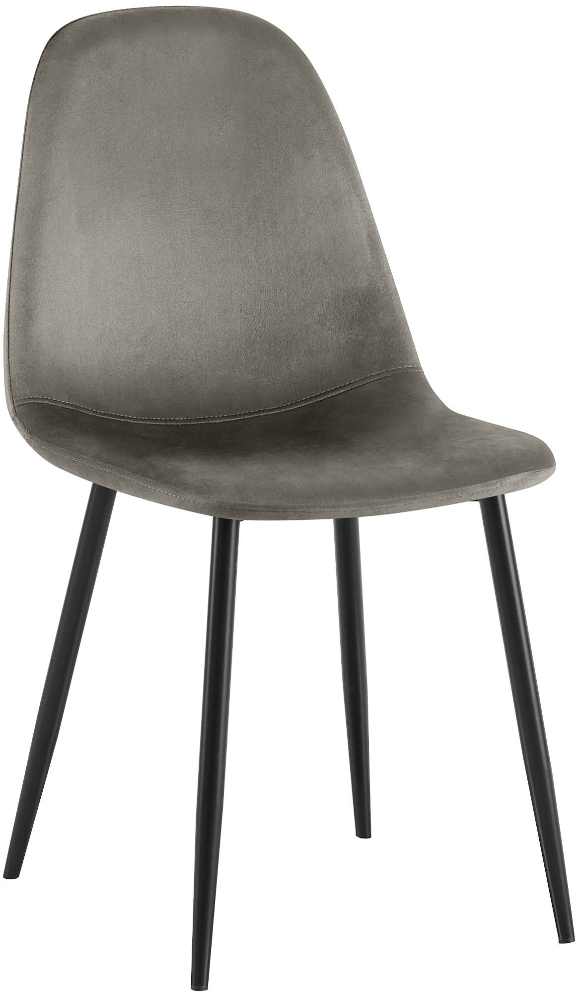 CLP Esszimmerstuhl Napier Samt Farbe:anthrazit;Material:Samt - Bild 1