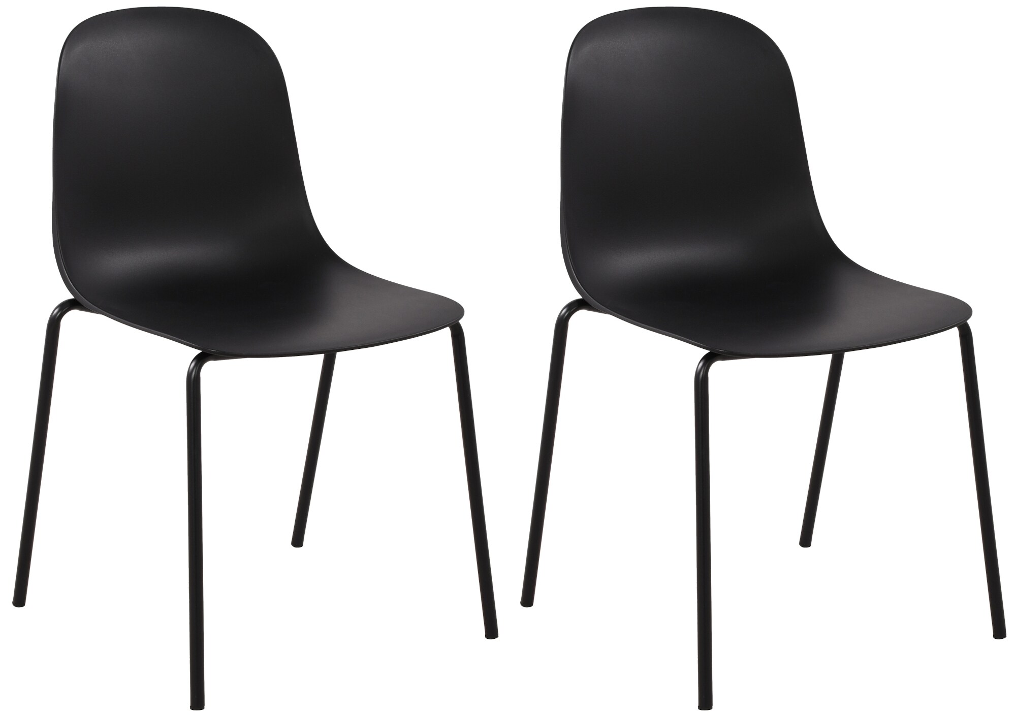 CLP 2er Set St&uuml;hle Hardin, stapelbare Gartenst&uuml;hle, wetterfest und UV-best&auml;ndig, Outdoor-Stuhl f&uuml;r Balkon, Terrasse und Esszimmer - Bild 1