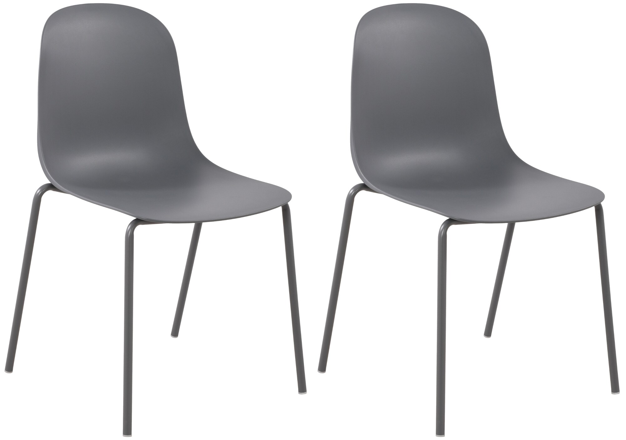 CLP 2er Set St&uuml;hle Hardin, stapelbare Gartenst&uuml;hle, wetterfest und UV-best&auml;ndig, Outdoor-Stuhl f&uuml;r Balkon, Terrasse und Esszimmer - Bild 1