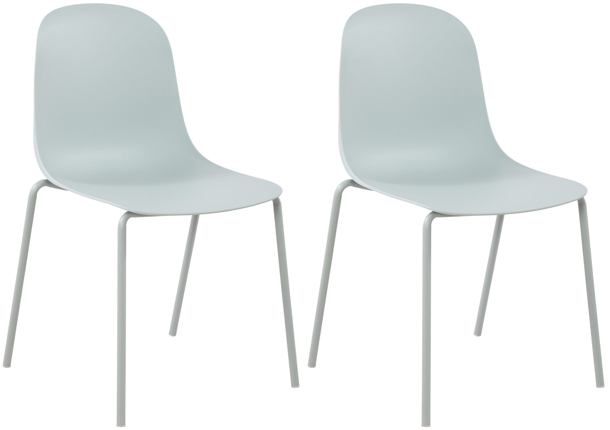 CLP 2er Set St&uuml;hle Hardin, stapelbare Gartenst&uuml;hle, wetterfest und UV-best&auml;ndig, Outdoor-Stuhl f&uuml;r Balkon, Terrasse und Esszimmer - Bild 1