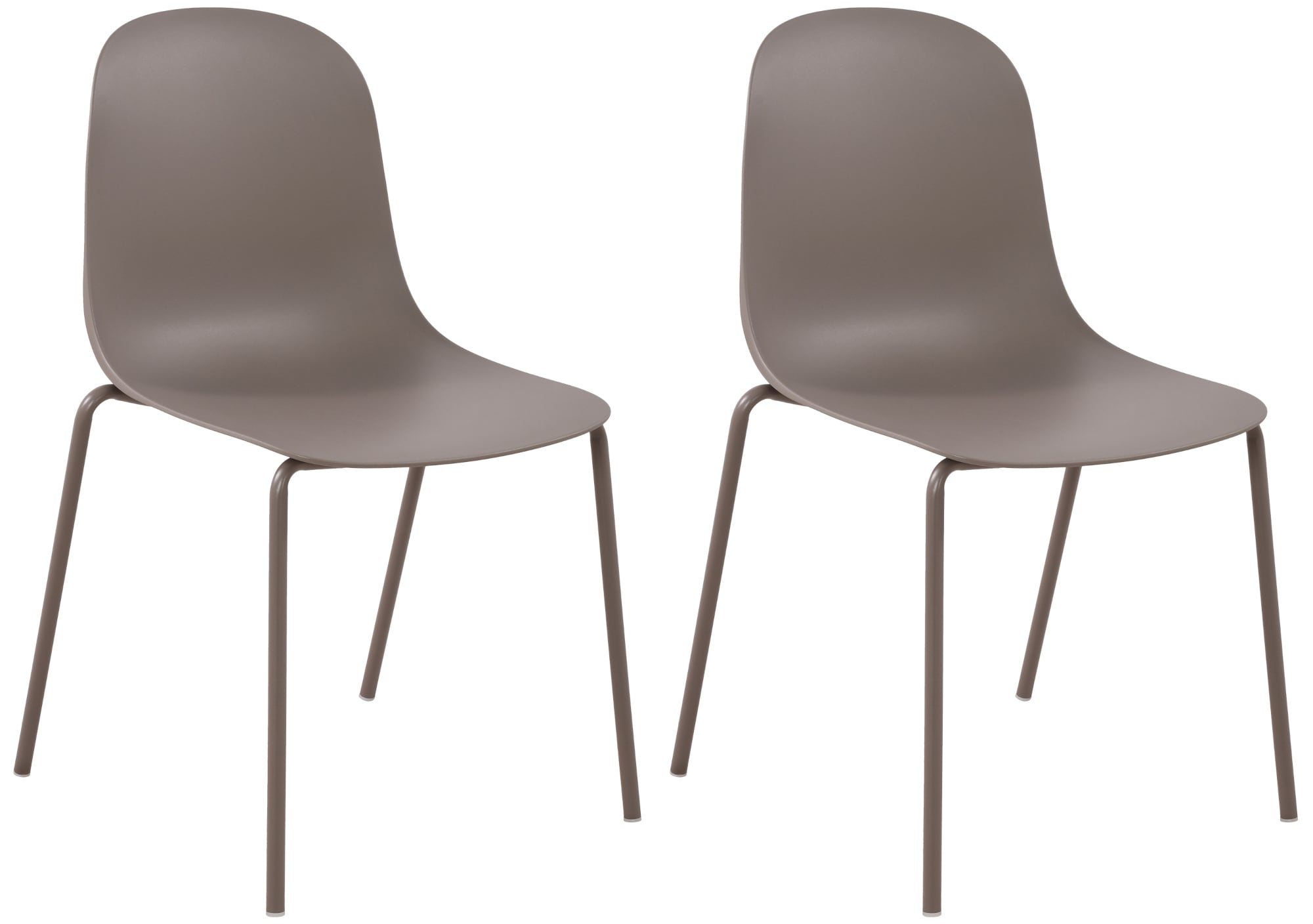 CLP 2er Set St&uuml;hle Hardin, stapelbare Gartenst&uuml;hle, wetterfest und UV-best&auml;ndig, Outdoor-Stuhl f&uuml;r Balkon, Terrasse und Esszimmer - Bild 1