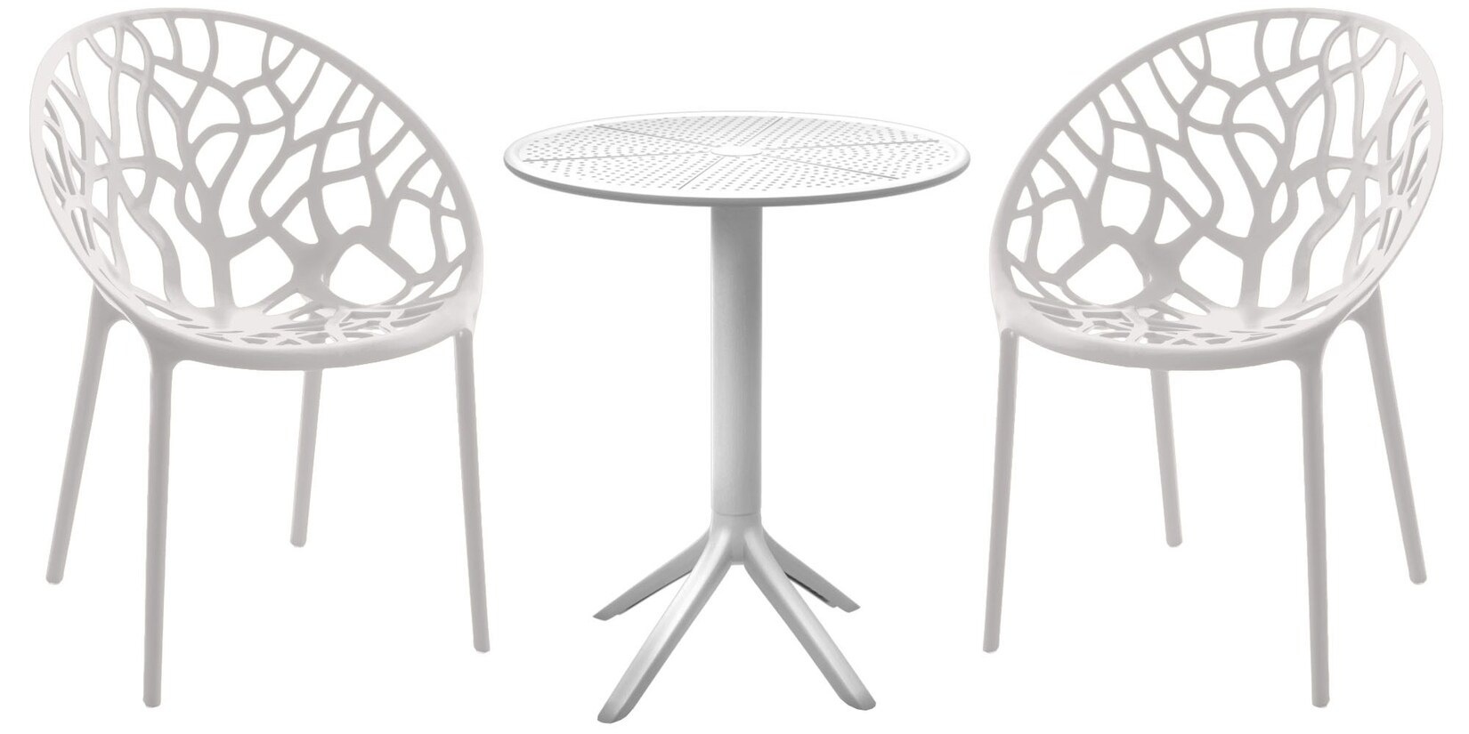 CLP Sitzgruppe Set, moderner Stil, hochwertiges Gestell schwarz, ideal für Esszimmer, Wohnküche, Serie Hoscana