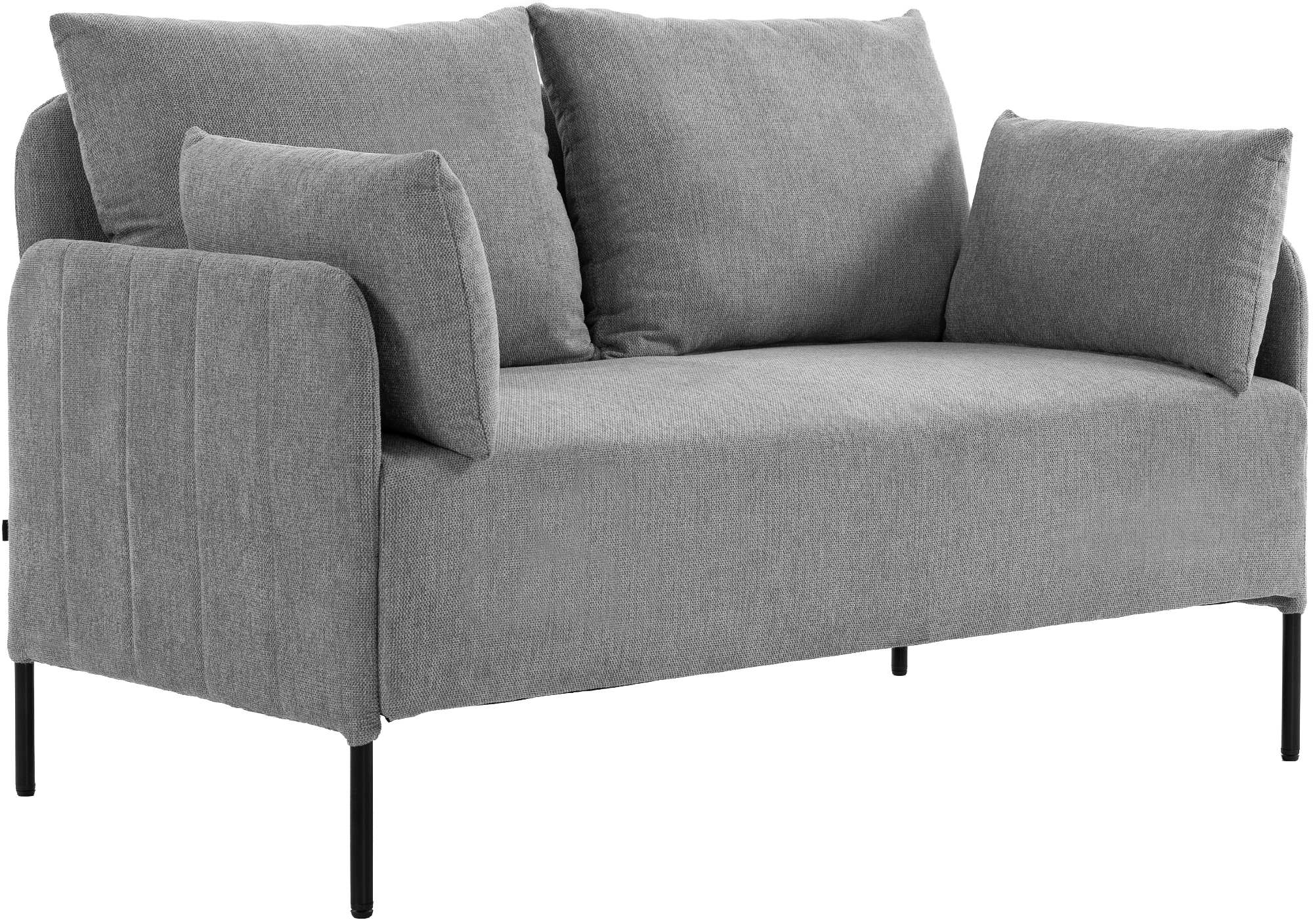 CLP Couch 2-Sitzer bequem Ziden, Sofa gepolstert mit Kissen, Polsterm&ouml;bel bequem bis 300 kg belastbar - Bild 1