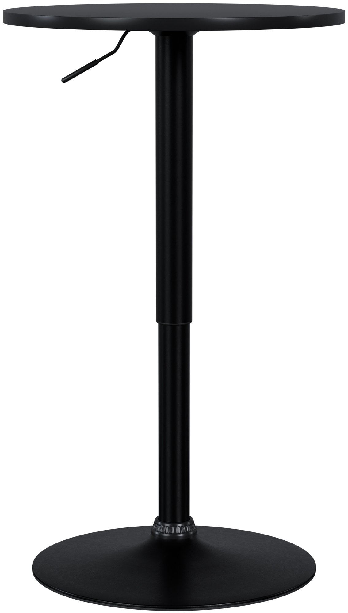 CLP Stehtisch rund h&ouml;henverstellbar Xanten, Bartisch drehbar mit stabilem Gaslift, Metallgestell pulverbeschichtet rutschfest - Bild 1