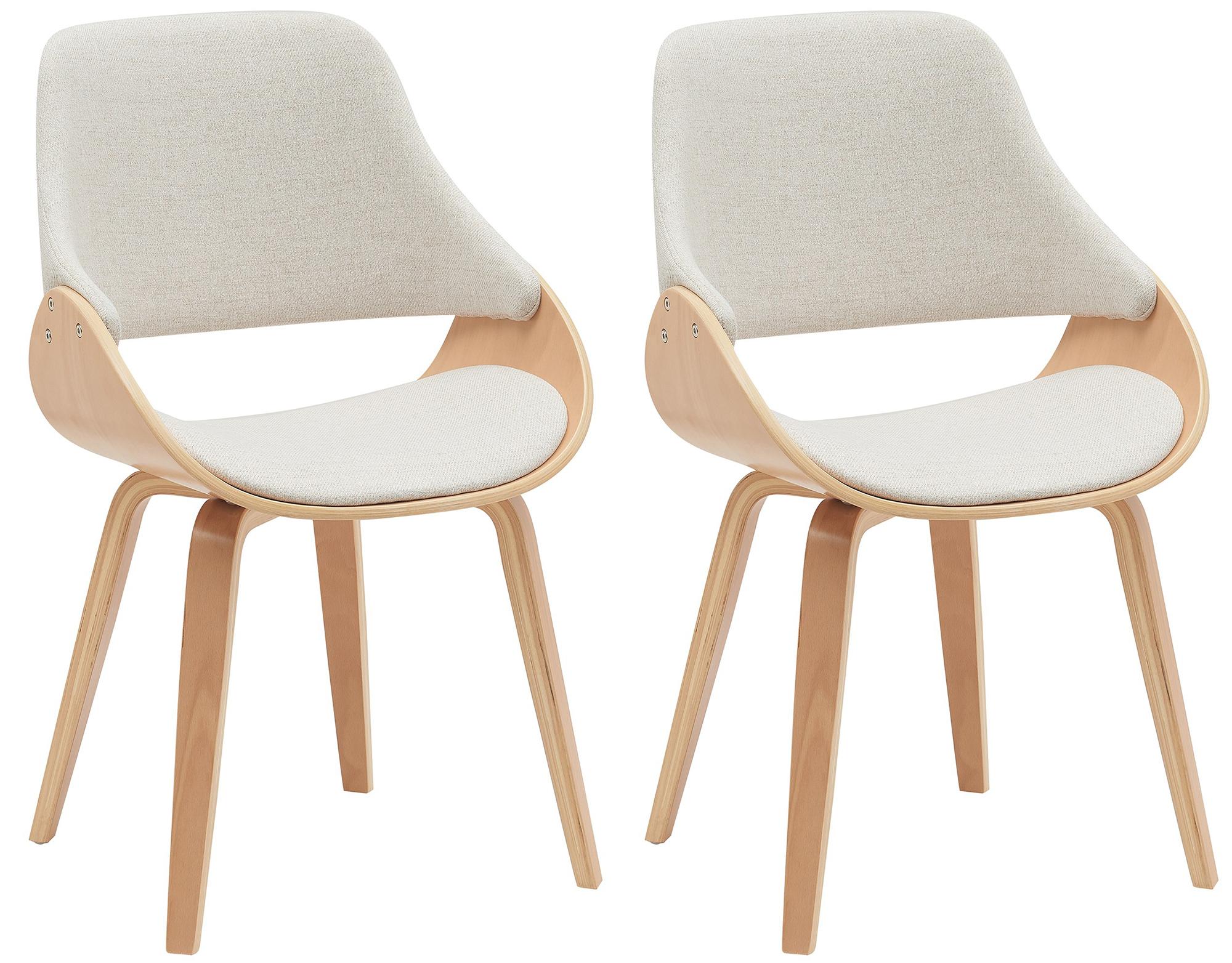 CLP Esszimmerst&uuml;hle 2er Set  Vangale, mit Armlehne und R&uuml;ckenlehne, gepolstert f&uuml;r hohen Sitzkomfort, Bugholzgestell - Bild 1