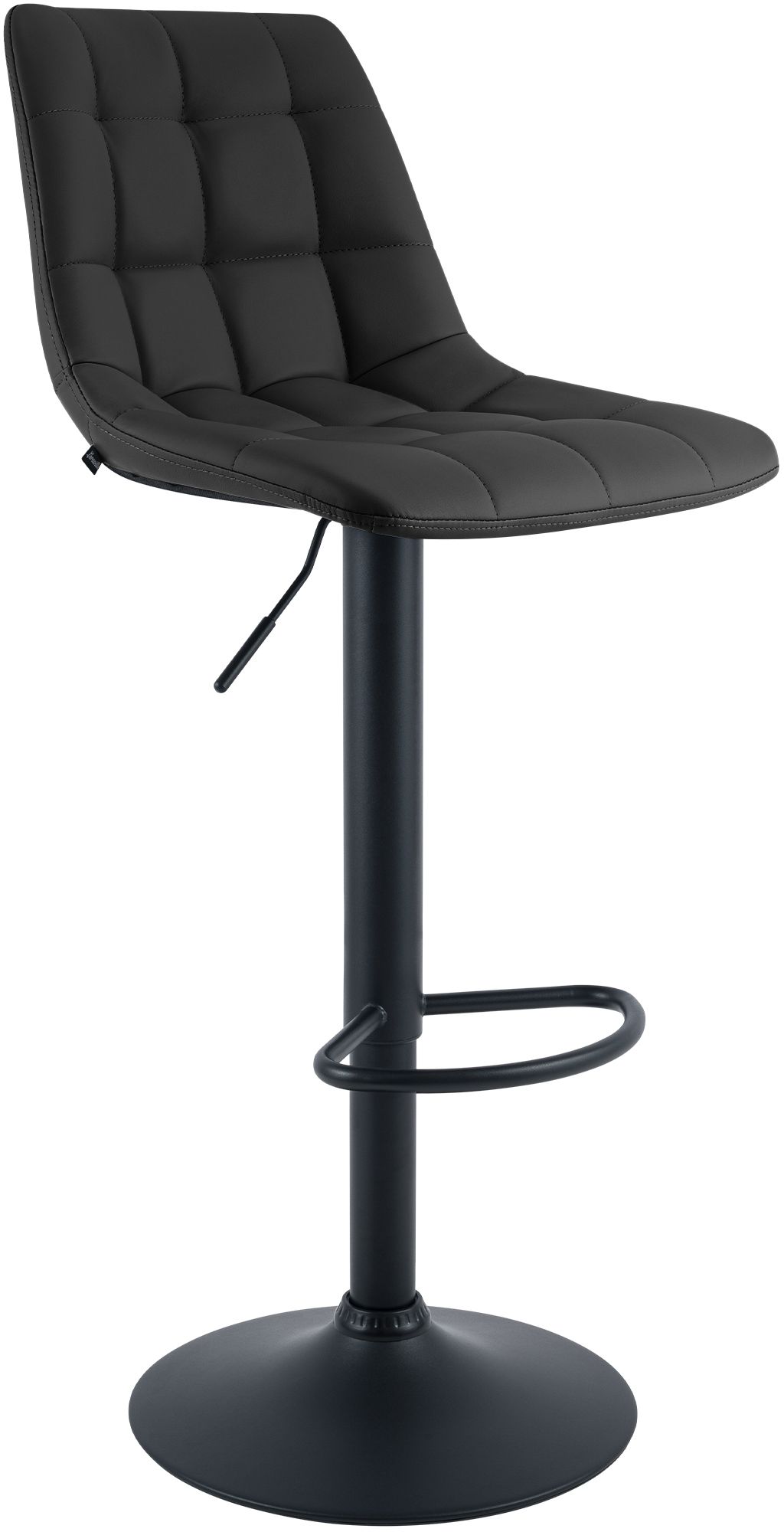 CLP Barhocker h&ouml;henverstellbar Mapun, Barstuhl 360&deg; drehbar, gepolstert mit Metallgestell f&uuml;r K&uuml;che, Theke, Bar und Lounge - Bild 1