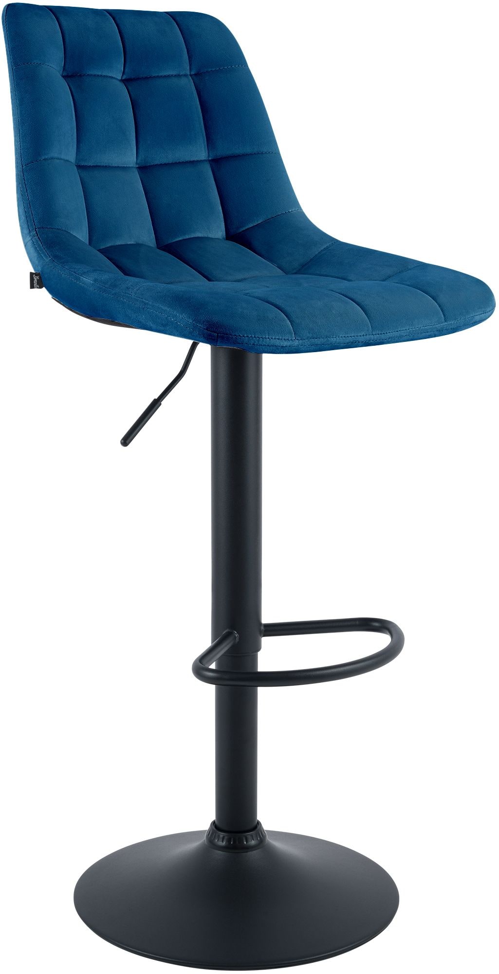 CLP Barhocker h&ouml;henverstellbar Mapun, Barstuhl 360&deg; drehbar, gepolstert mit Metallgestell f&uuml;r K&uuml;che, Theke, Bar und Lounge - Bild 1