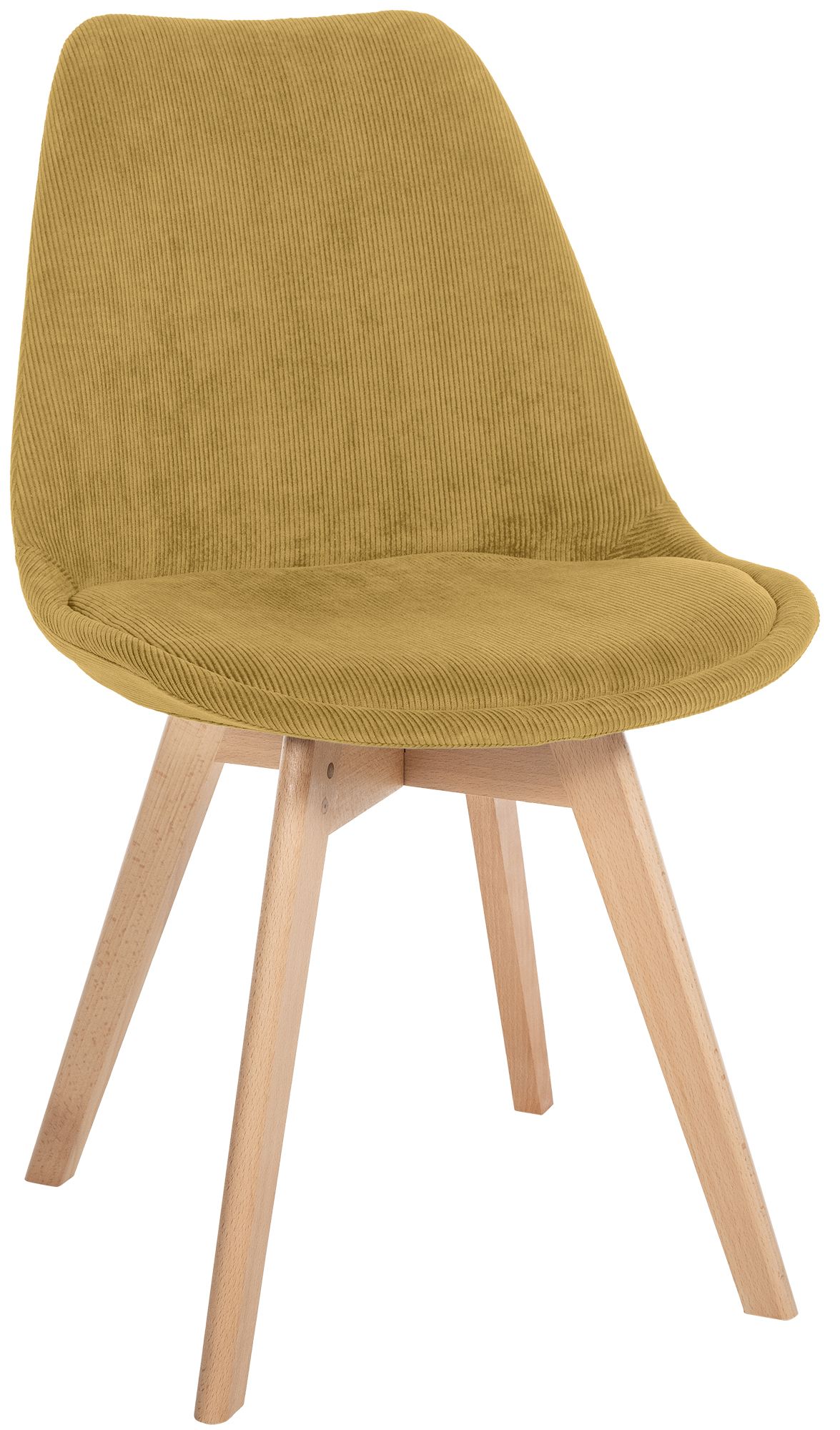 CLP Stuhl Linares Cord Farbe:gelb;Material:Cord - Bild 1