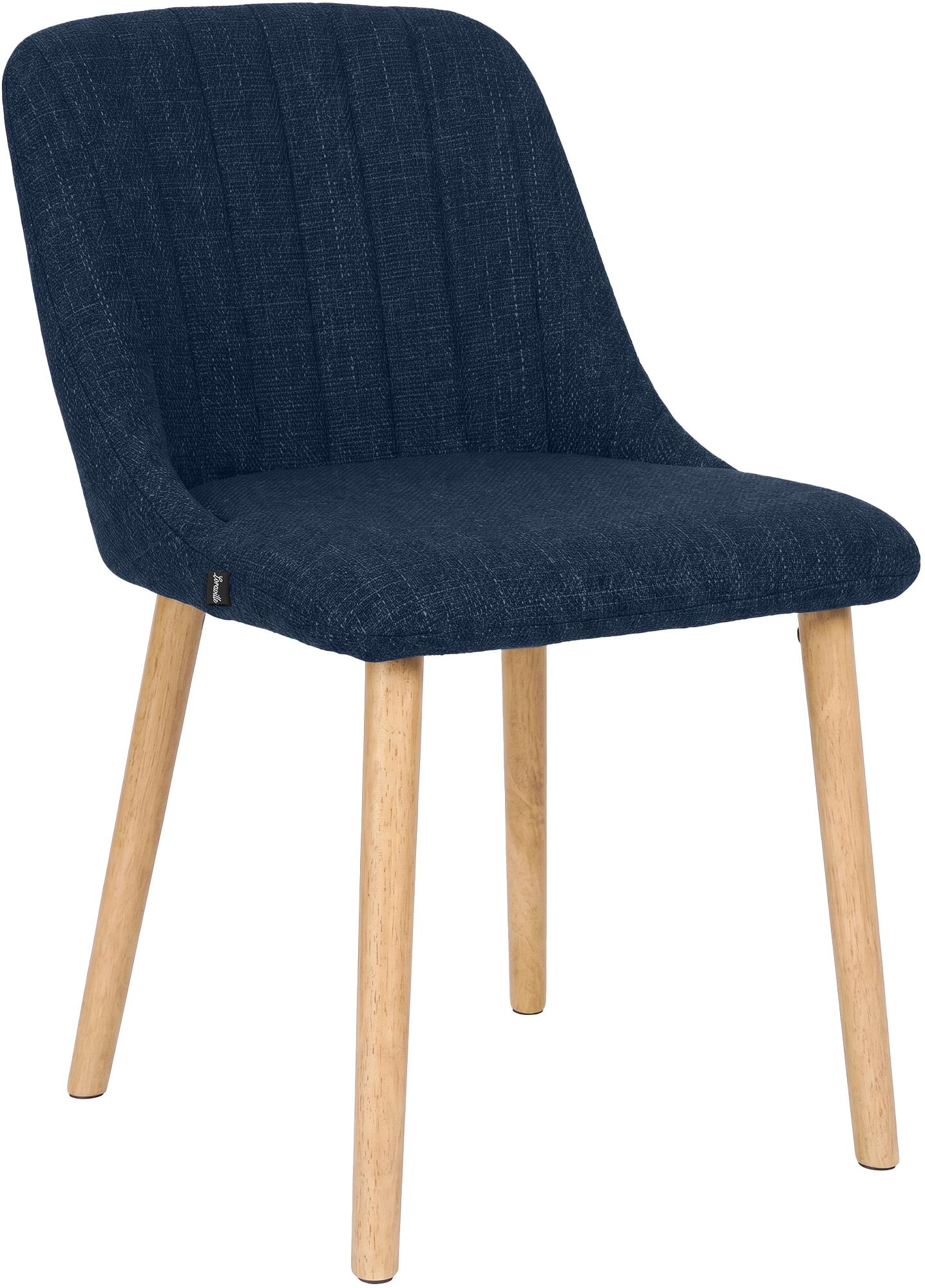 CLP Esszimmerstuhl gepolstert mit Lehne Arie, K&uuml;chenstuhl mit Stoffbezug, Polsterstuhl mit Holzgestell bis 150 kg, f&uuml;r K&uuml;che und Wohnbereich - Bild 1