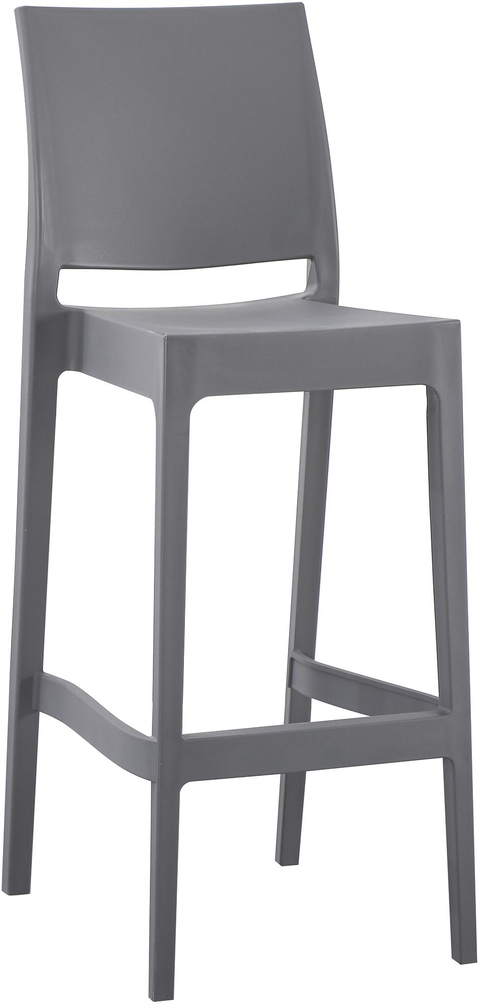 CLP Barhocker outdoor stapelbar Flamur, Gartenhocker f&uuml;r drau&szlig;en aus Kunststoff wetterfest UV-best&auml;ndig, Stapelhocker bis 150 kg belastbar - Bild 1