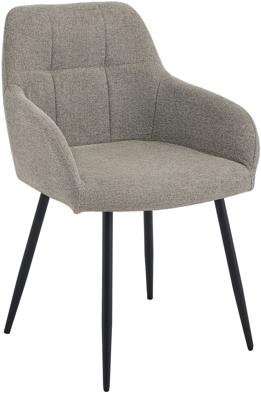 CLP Esszimmerstuhl Fergus Stoff - Farbe: taupe