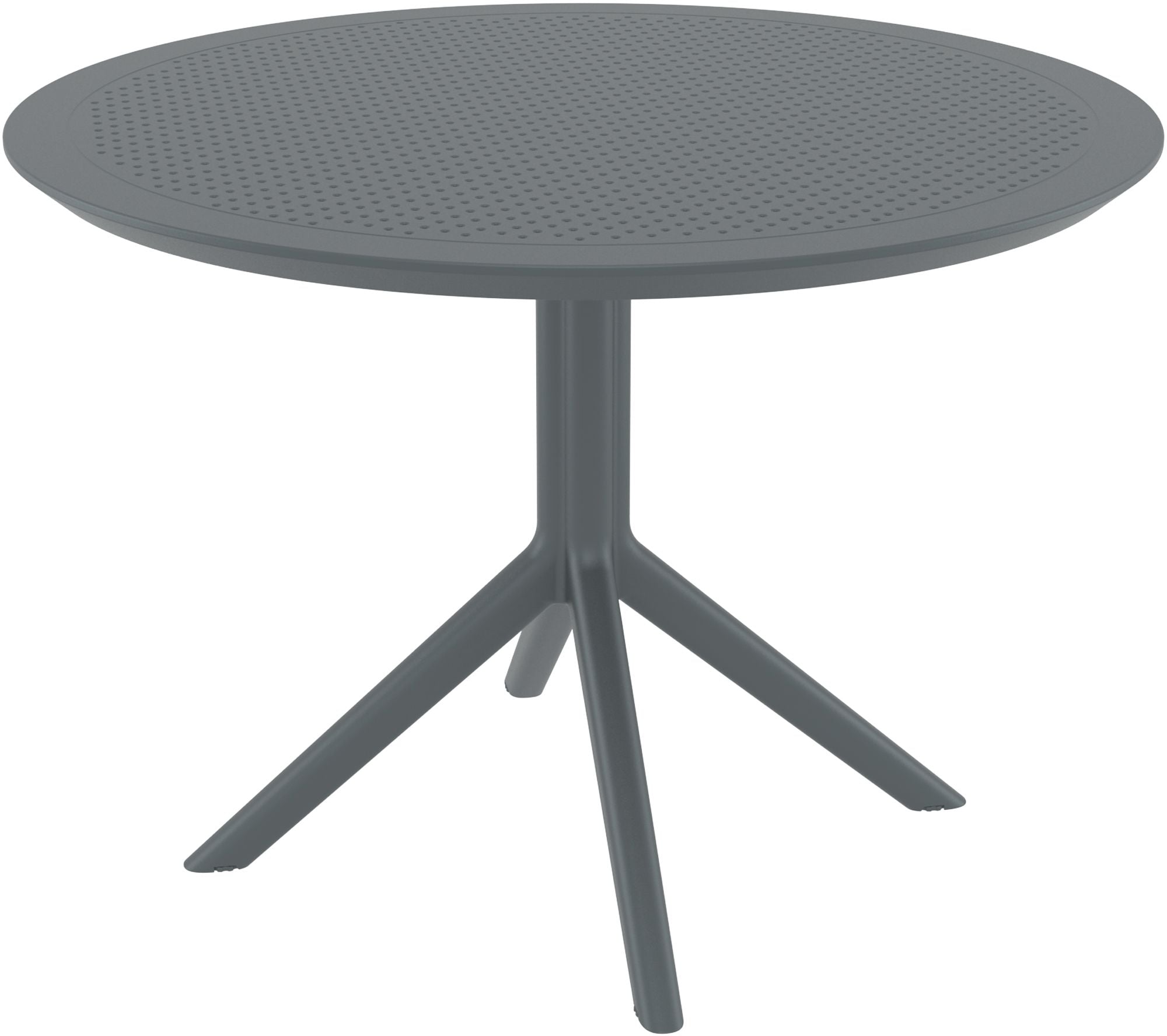 CLP Gartentisch wetterfest stabil Sky, Bistrotisch rund &Oslash; 105 cm H&ouml;he 74 cm, Outdoortisch Polypropylen UV-best&auml;ndig winterfest - Bild 1