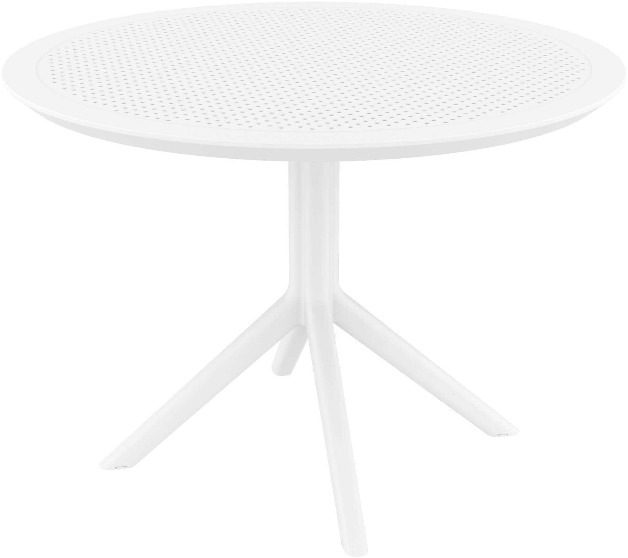 CLP Gartentisch wetterfest stabil Sky, Bistrotisch rund &Oslash; 105 cm H&ouml;he 74 cm, Outdoortisch Polypropylen UV-best&auml;ndig winterfest - Bild 1