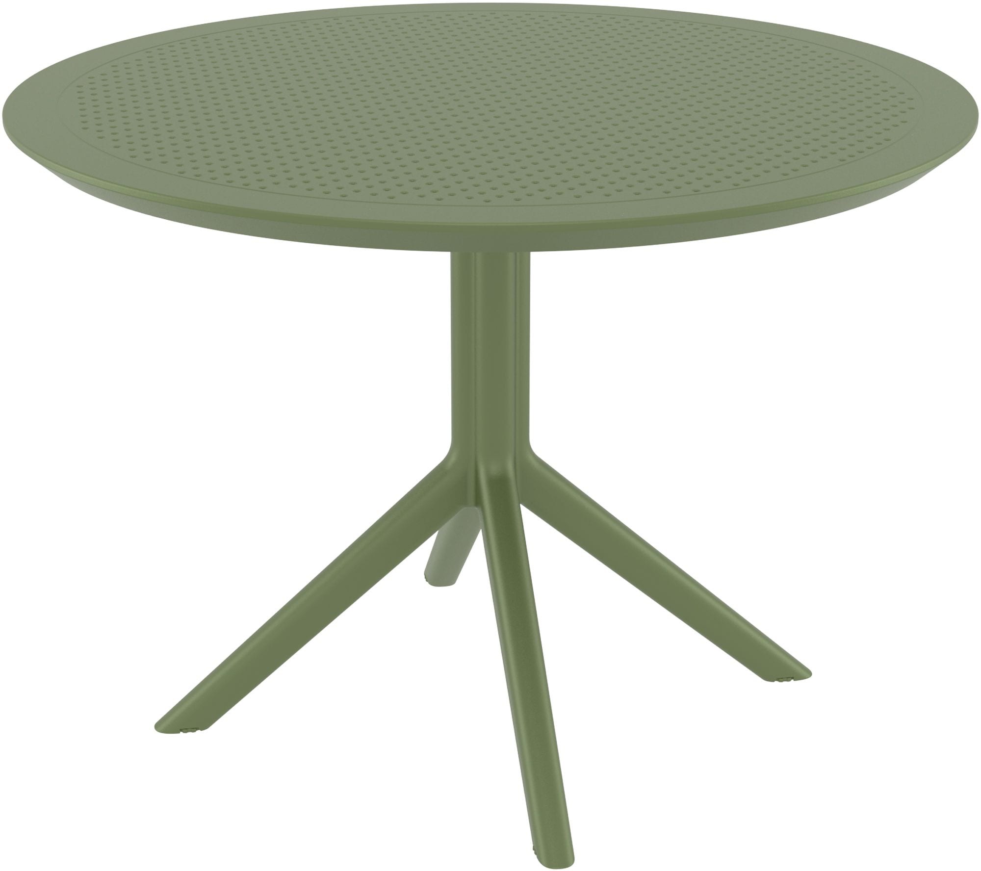 CLP Gartentisch wetterfest stabil Sky, Bistrotisch rund &Oslash; 105 cm H&ouml;he 74 cm, Outdoortisch Polypropylen UV-best&auml;ndig winterfest - Bild 1