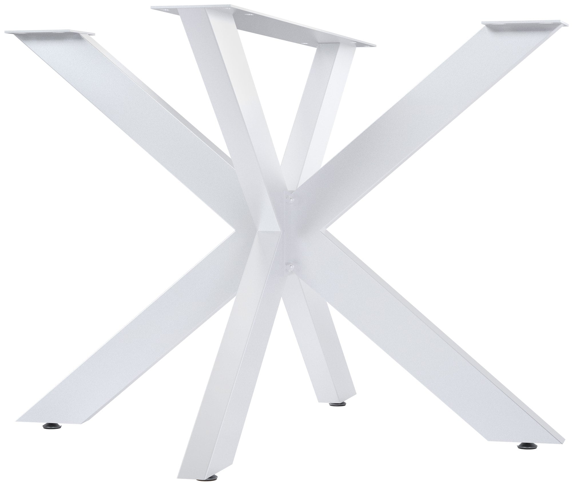CLP Tischbeine Hardwick I Tischkufen f&uuml;r DIY-Tische mit H&ouml;he 71 cm I Sternf&ouml;rmiges Tischgestell aus pulverbeschichtetem Stahl - Bild 1