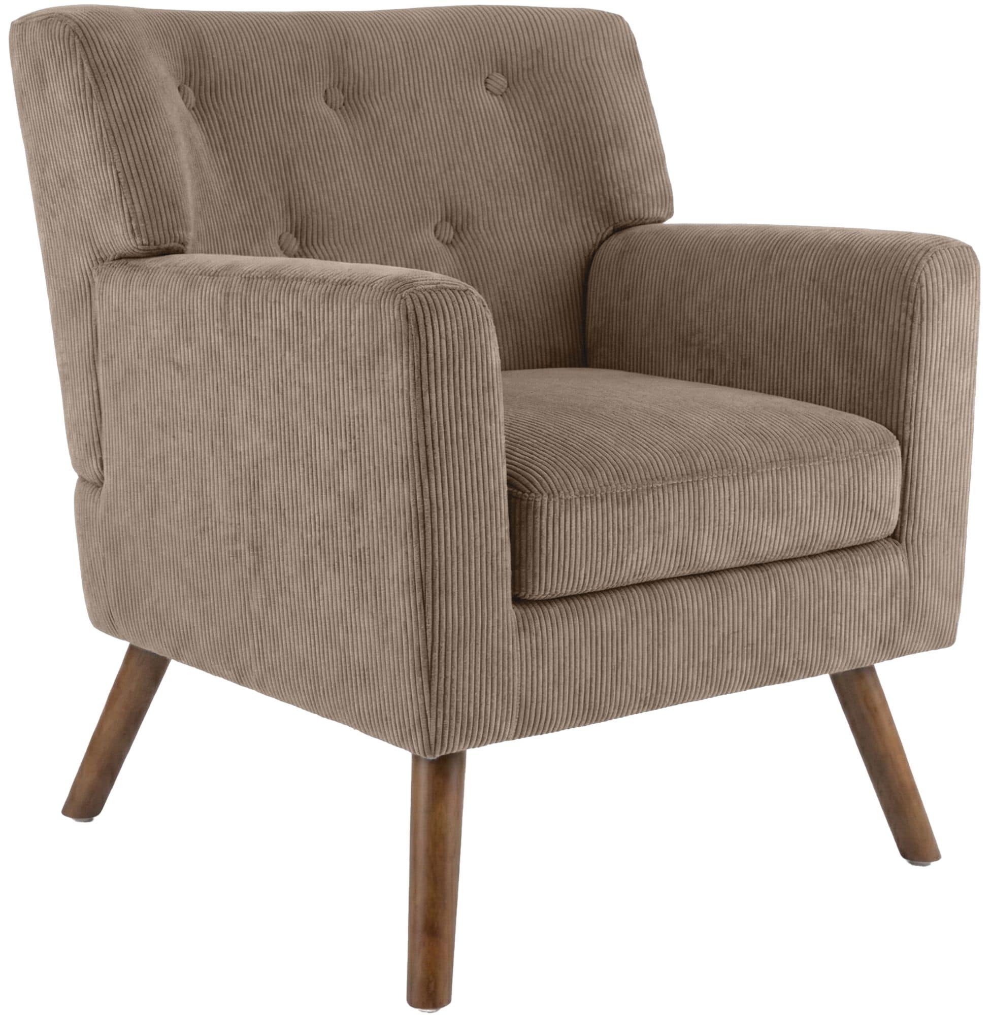 CLP Sessel Kioni Cord - Farbe: taupe - Bild 1