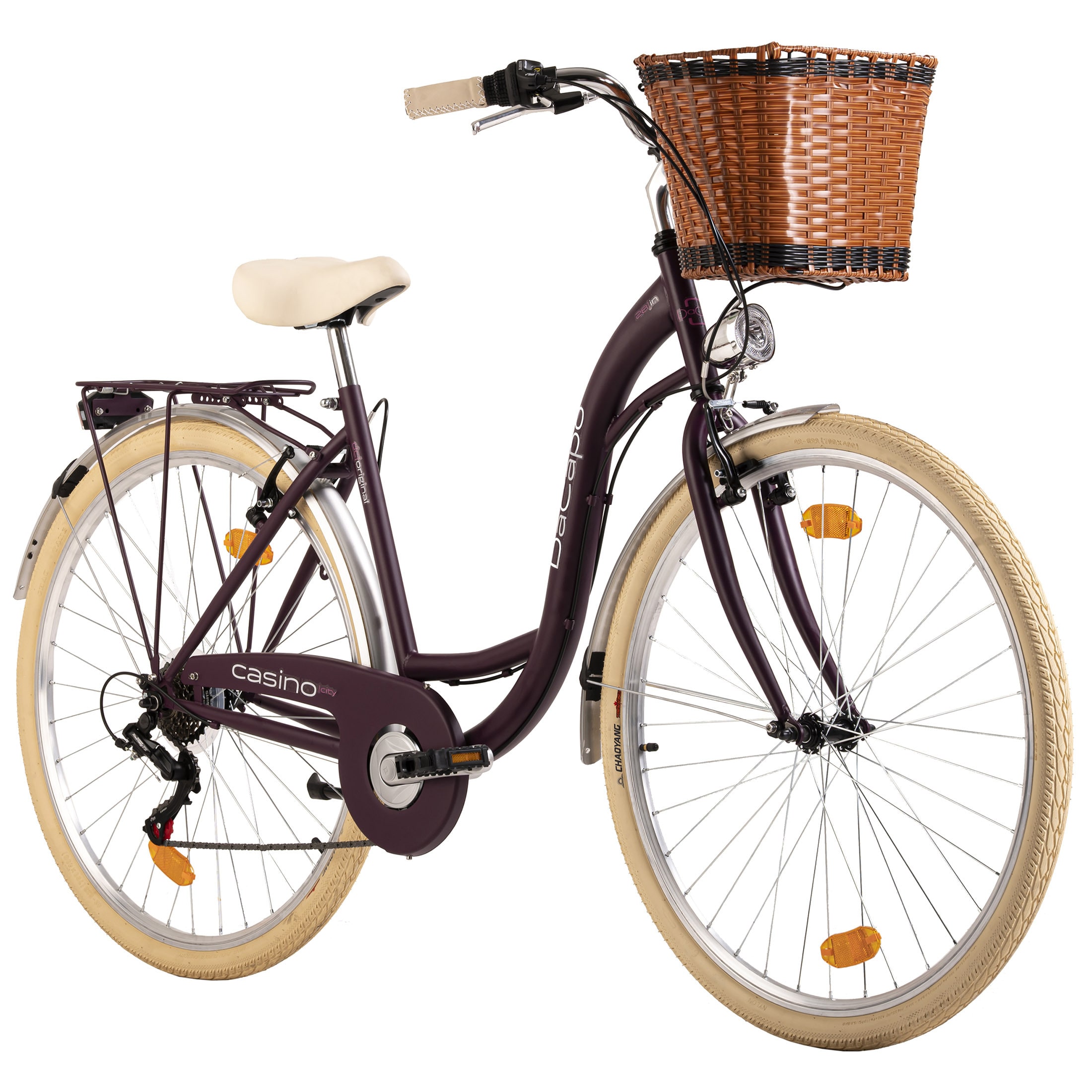 Dacapo DaCapo Damenrad 28'' Casino 6&nbsp;G&auml;nge RH&nbsp;48&nbsp;cm mit Korb - Bild 1