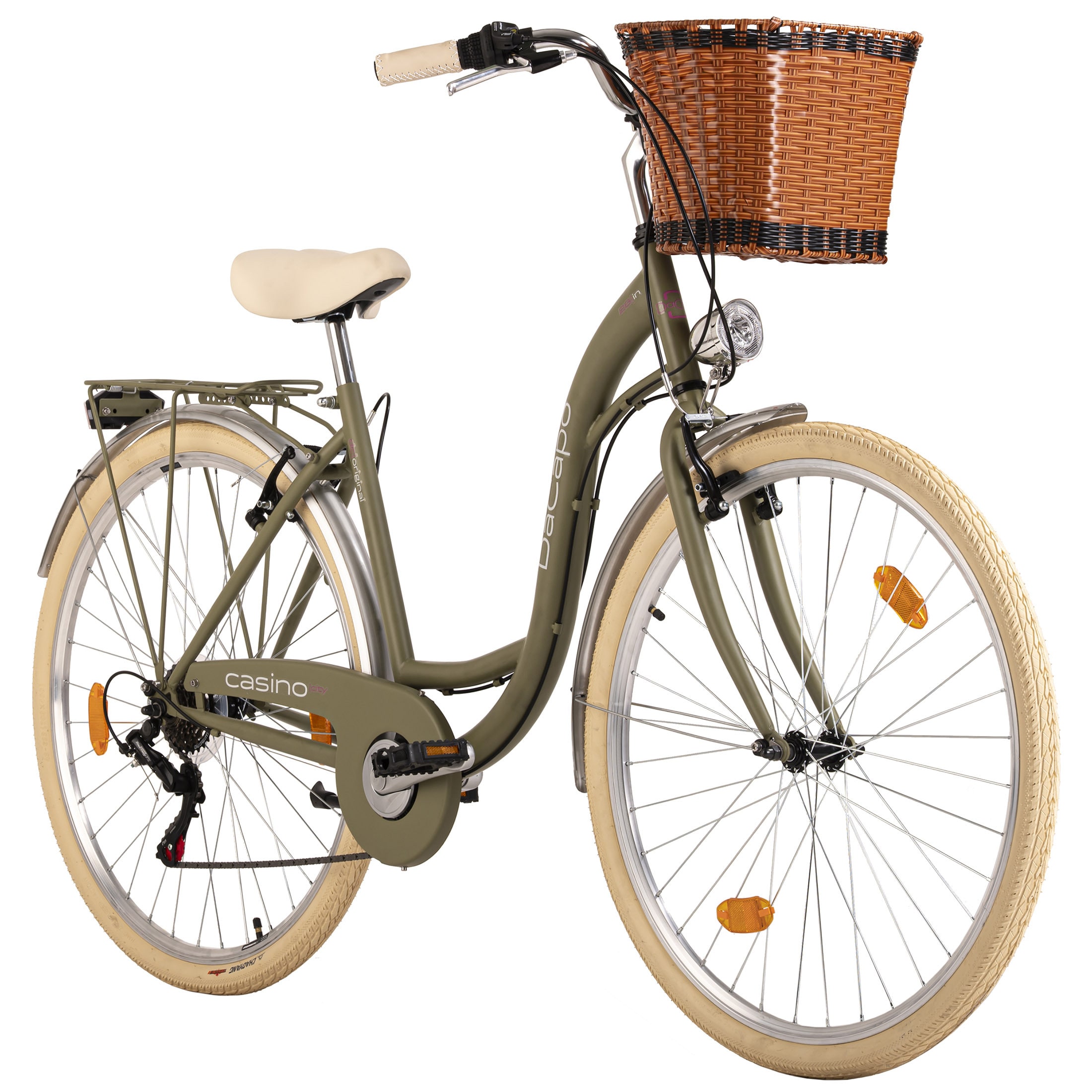 Dacapo DaCapo Damenrad 28'' Casino 6&nbsp;G&auml;nge RH&nbsp;48&nbsp;cm mit Korb - Bild 1