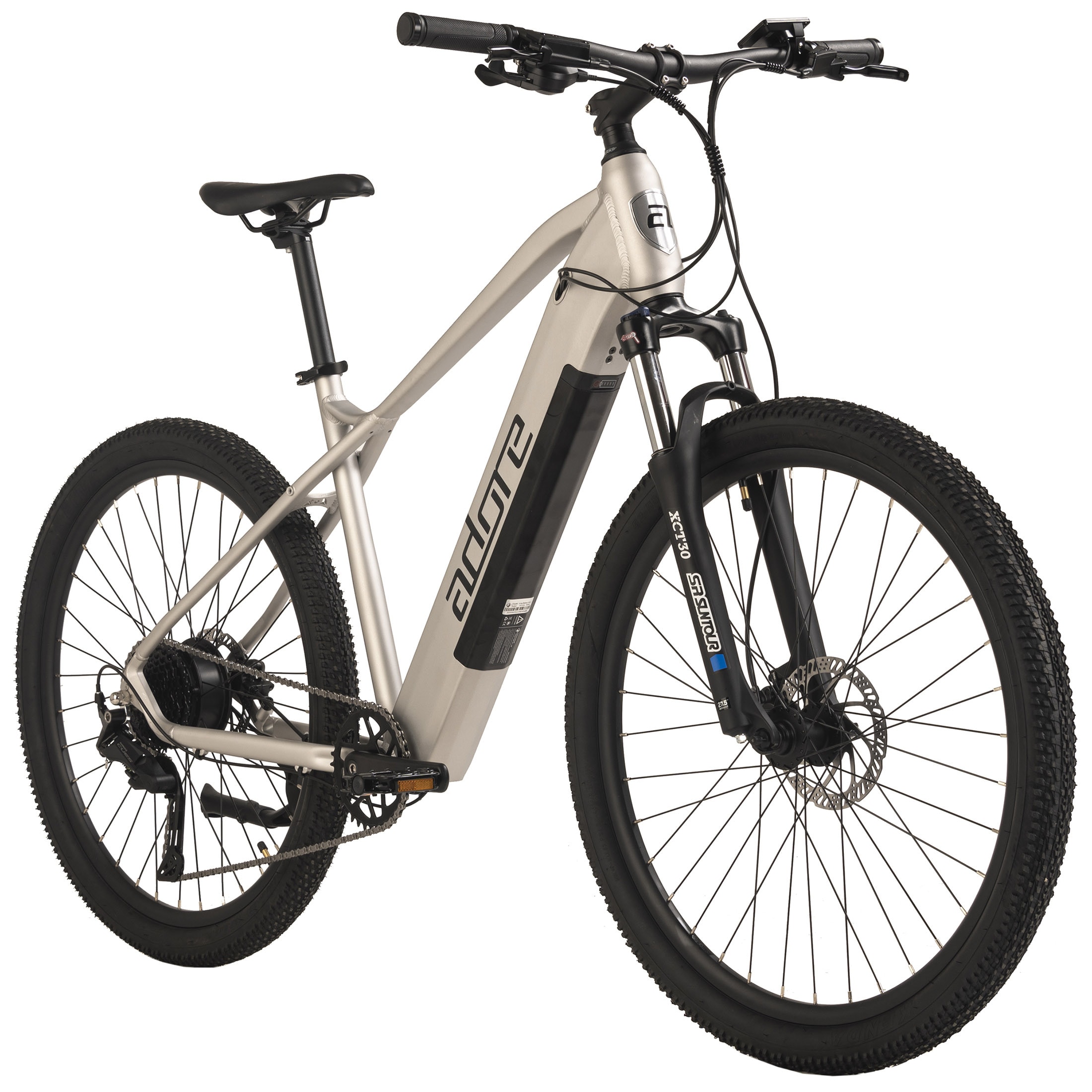 Adore ADORE E-MTB 27,5" Alu Mountainbike GV-650 Heckmotor 50NM / 15Ah Brushed Silver matt - Bild 1