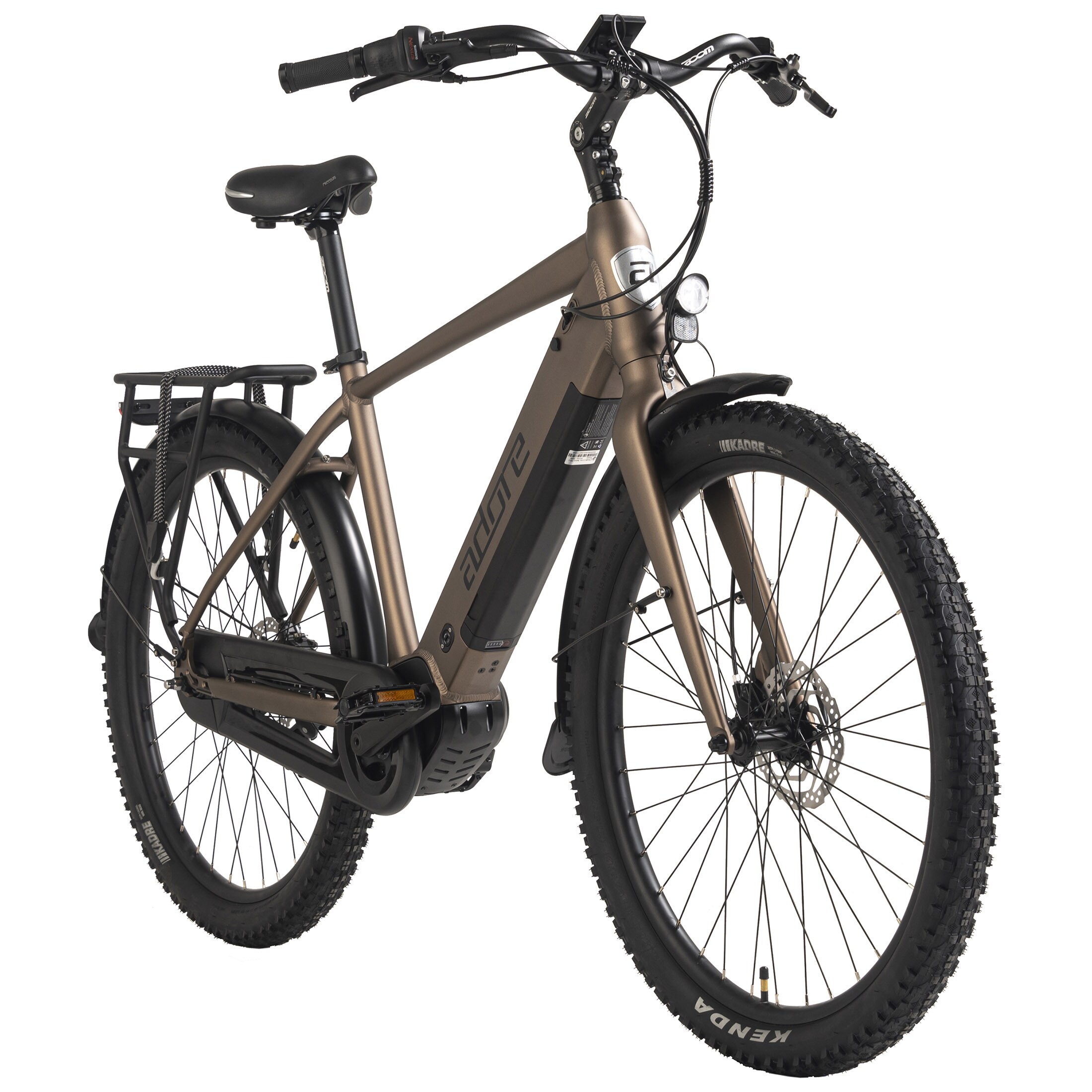 Adore ADORE E-Citybike 28" Alu Cityfahrrad CX-290 Mittelmotor 60NM / 15Ah Bronze matt - Bild 1