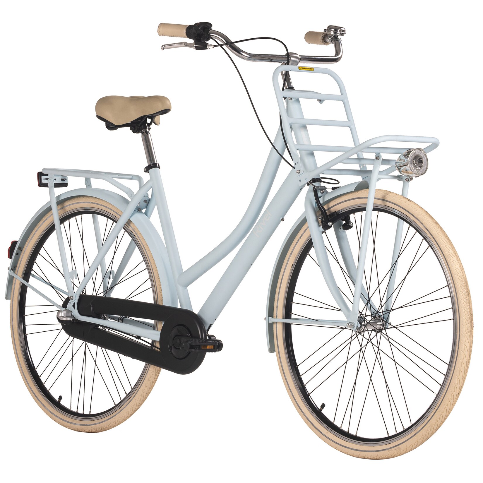 Dacapo Hollandia Hollandrad 28“ Rivel blau 3 Gänge RH 54 cm | 04250547534872