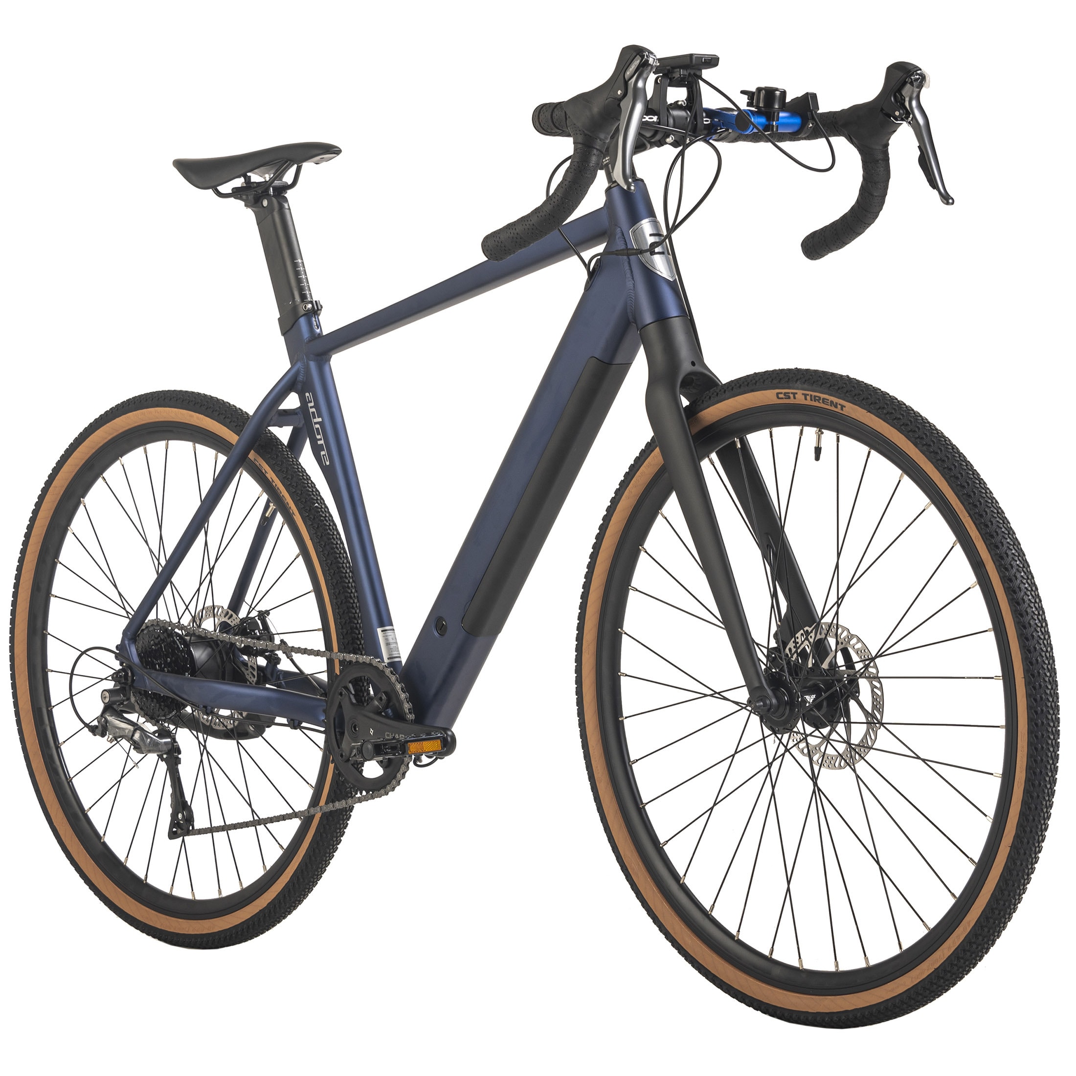 Adore ADORE E-Gravelbike 28" Alu Gravel Tourenfahrrad GTR-770 Heckmotor 30NM / 10Ah Dunkelblau matt - Bild 1
